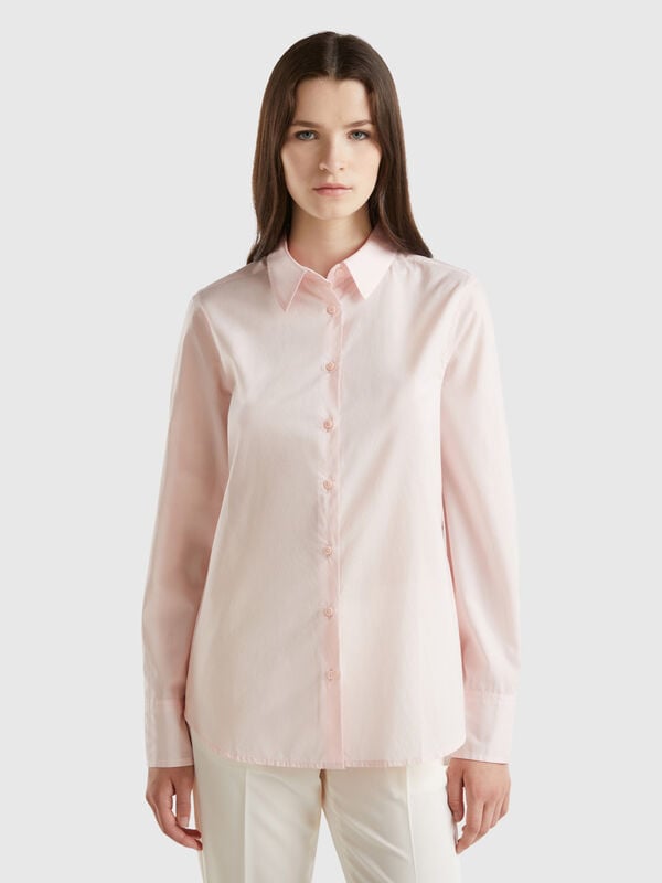 Regular fit shirt in light cotton Women