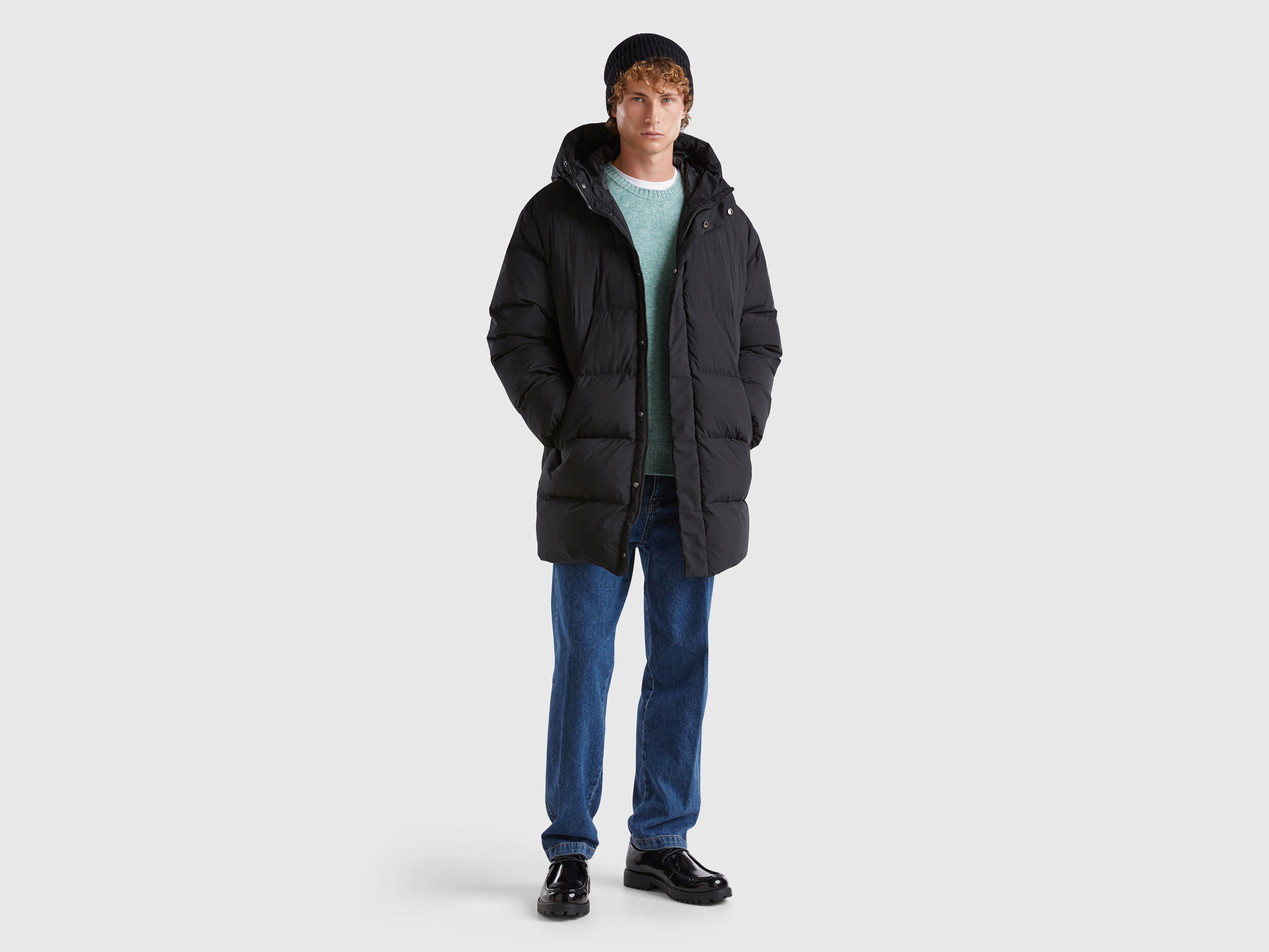 Chaqueta plumas benetton discount