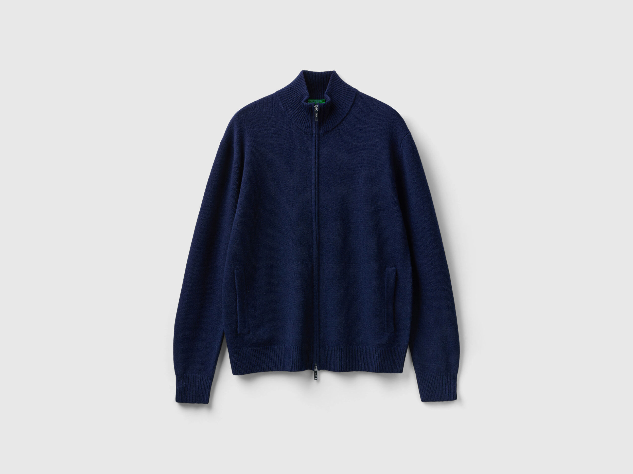 Blue zip up on sale sweater