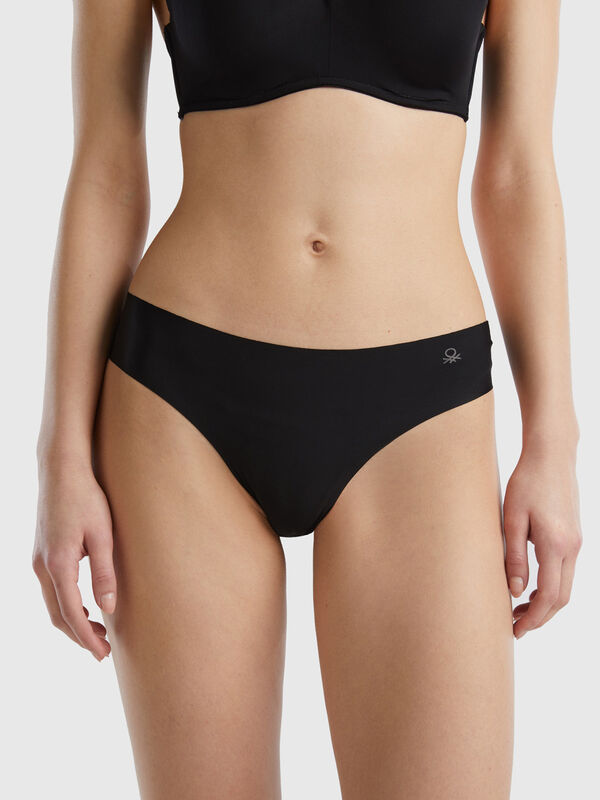Women Midi brief Bikini Bottom Solid