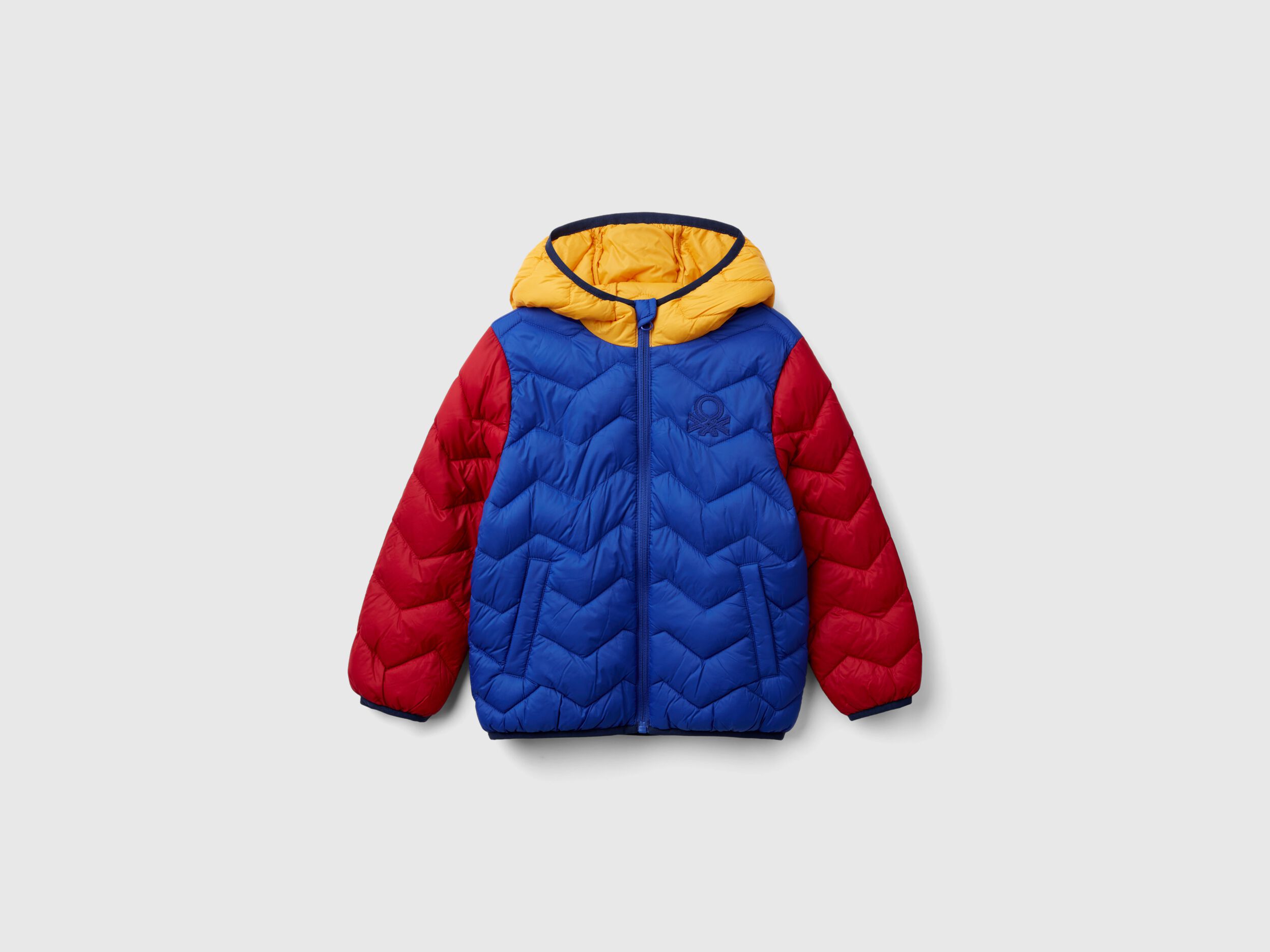 Benetton padded jacket with hood clearance