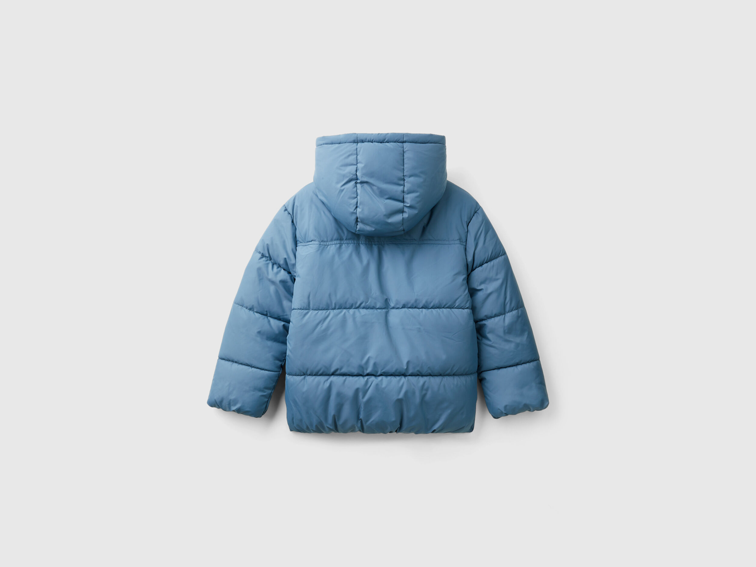 Blue padded jacket discount