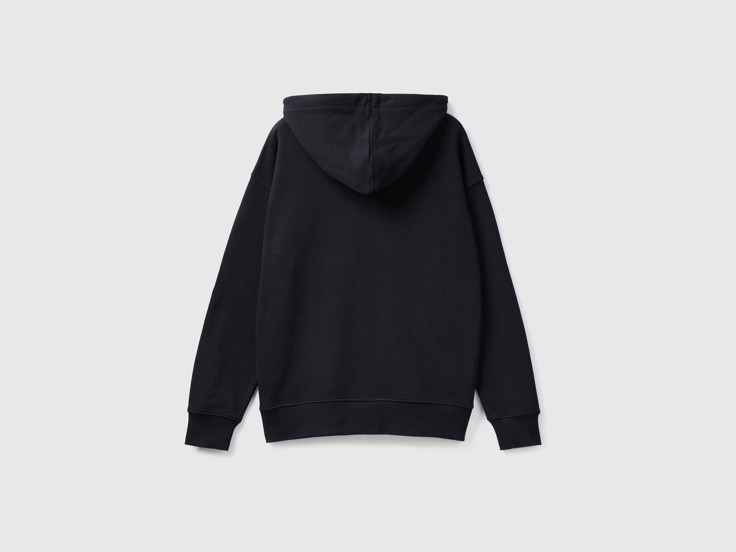 Black cotton new arrivals zip up hoodie