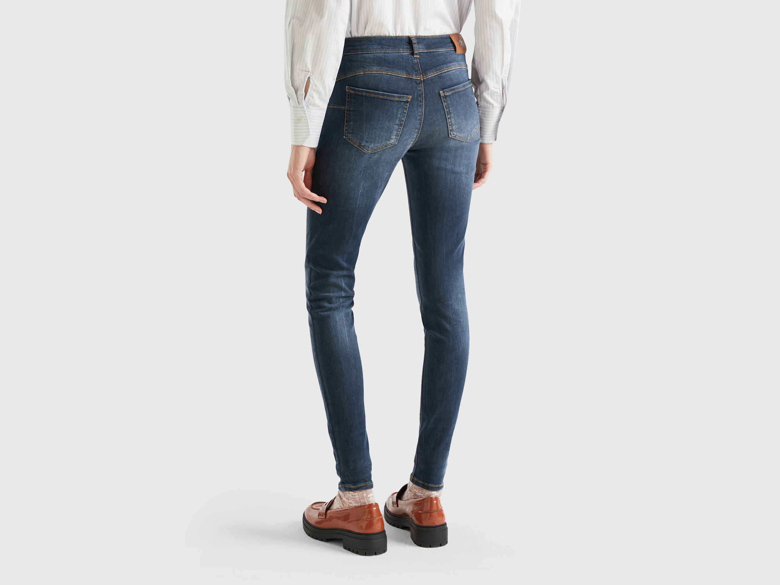Skinny fit push up jeans