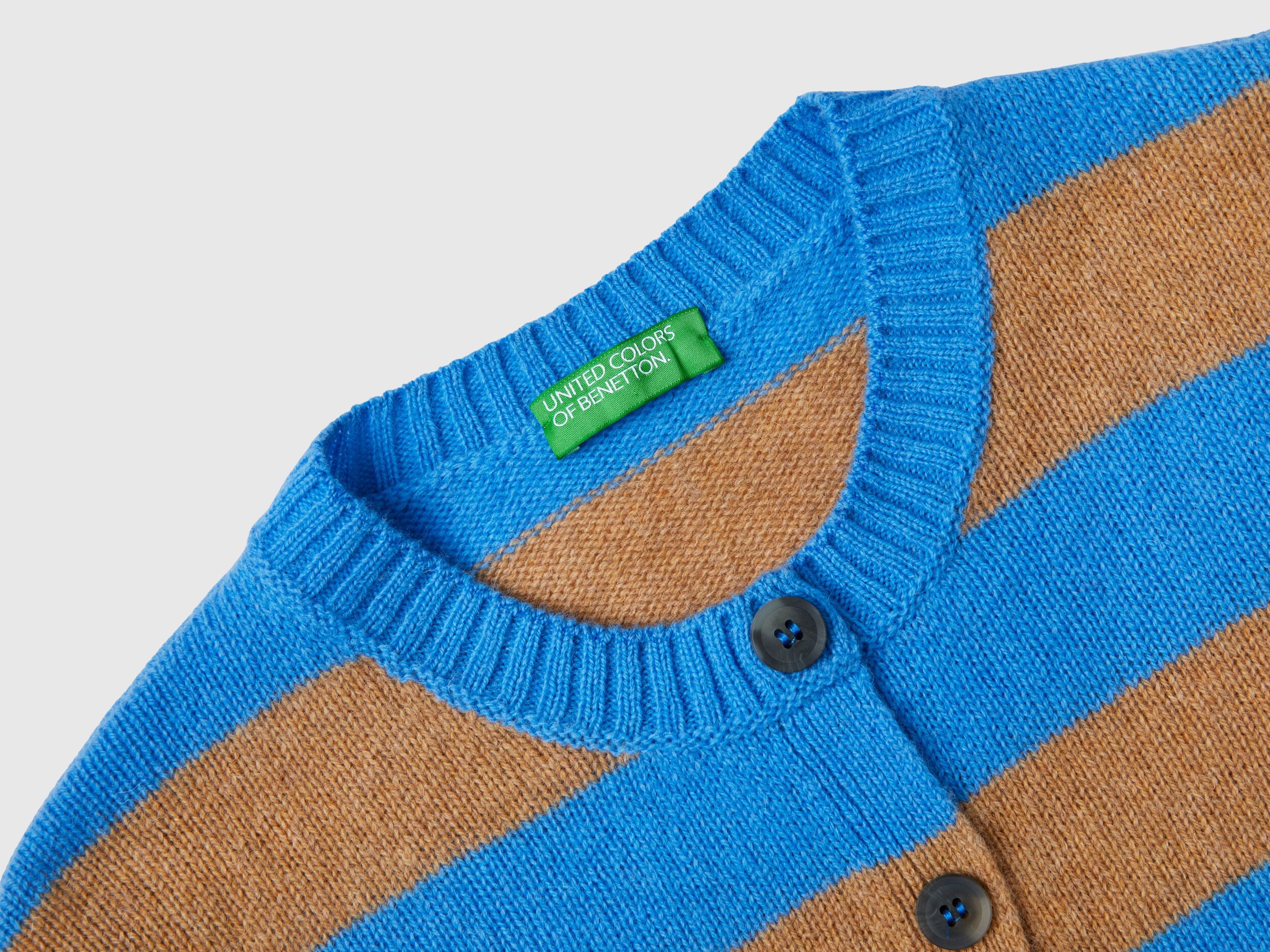 Colorful on sale striped cardigan