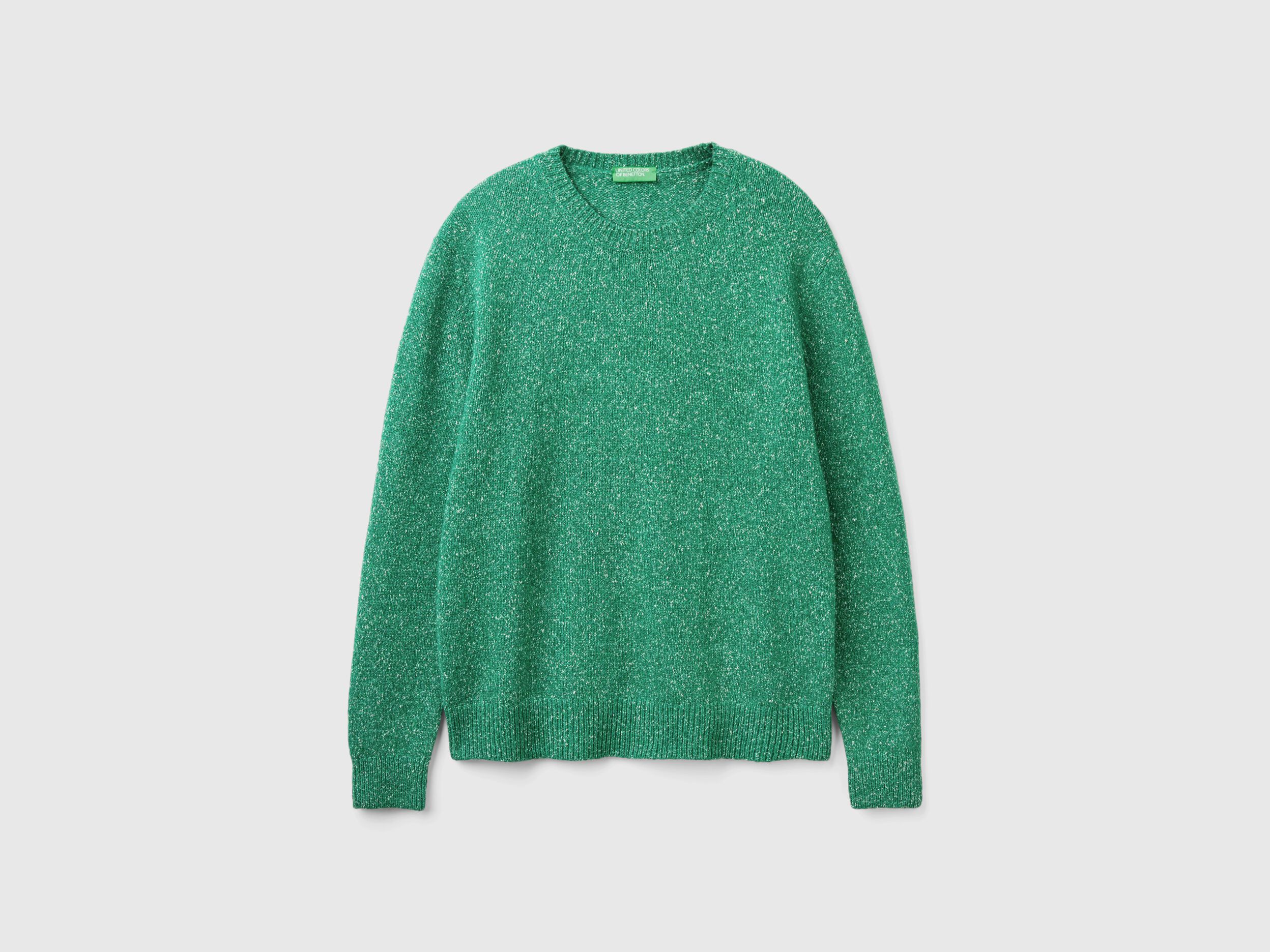Sweater in wool and silk blend