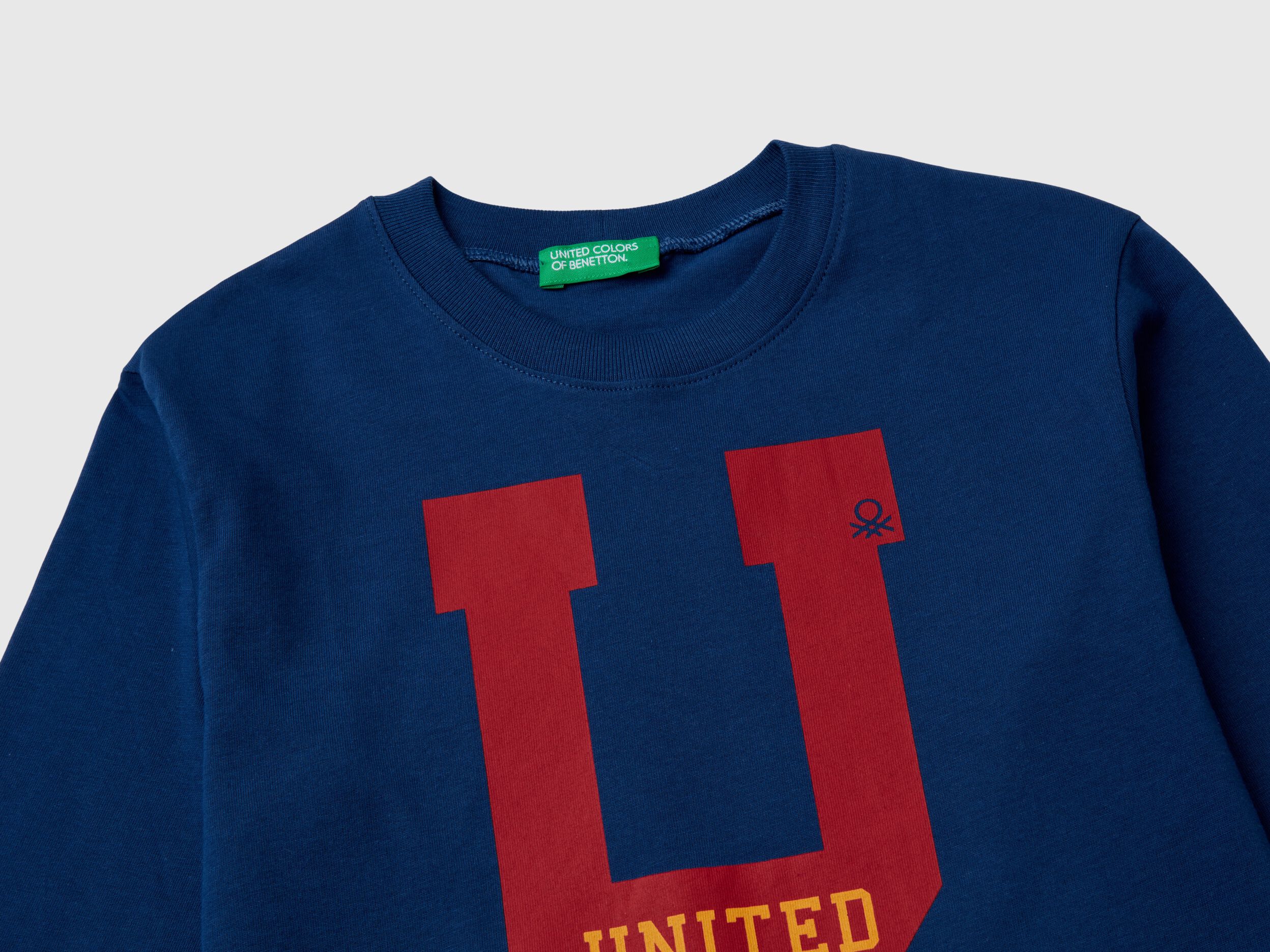 T shirt with print in cotton