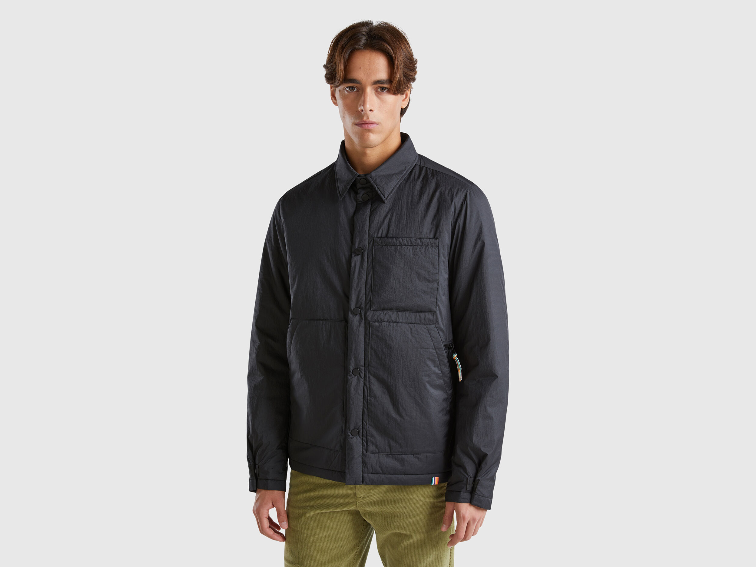 Mens puffer jacket slim fit clearance