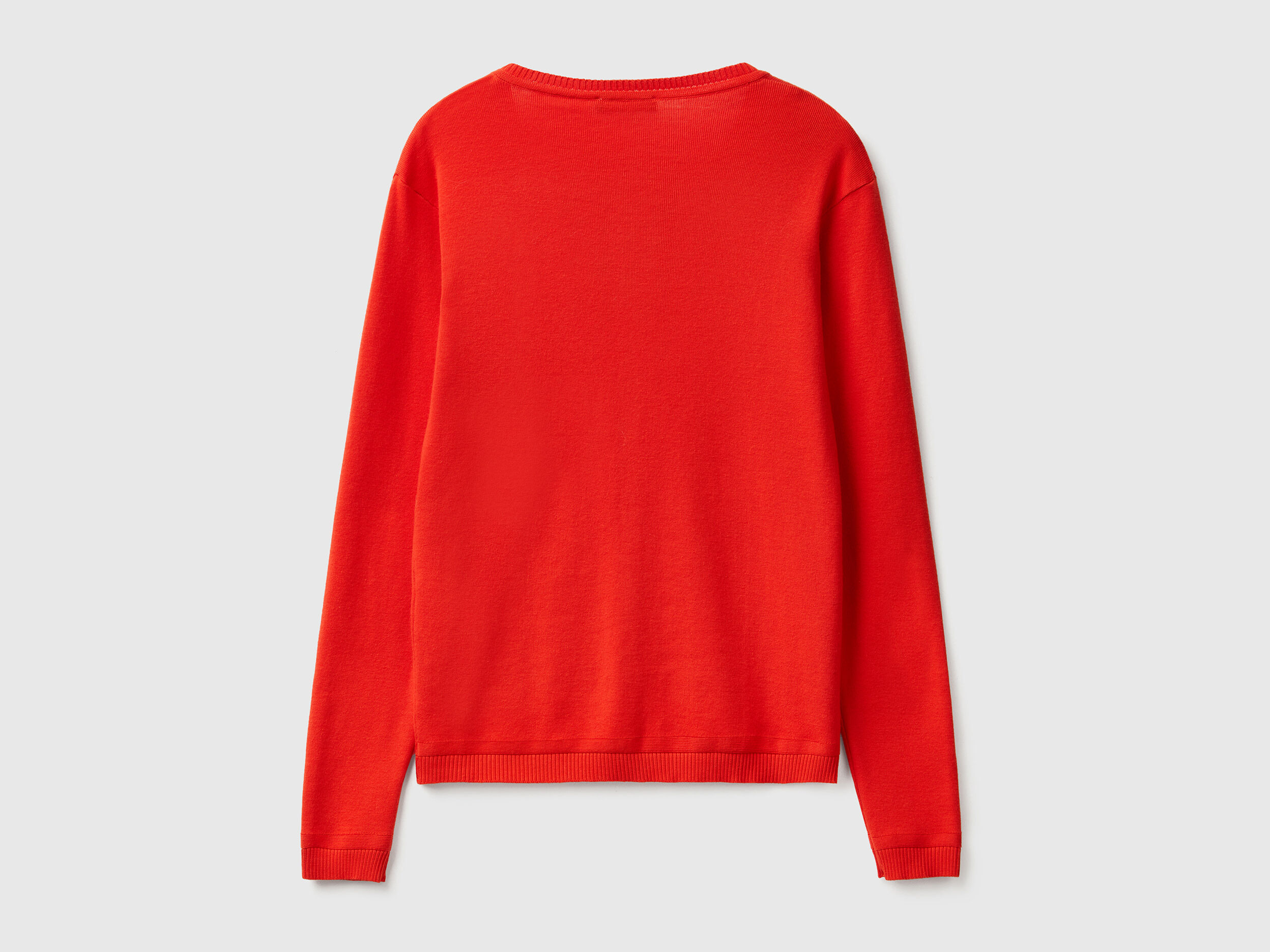 Red crew neck jumper outlet