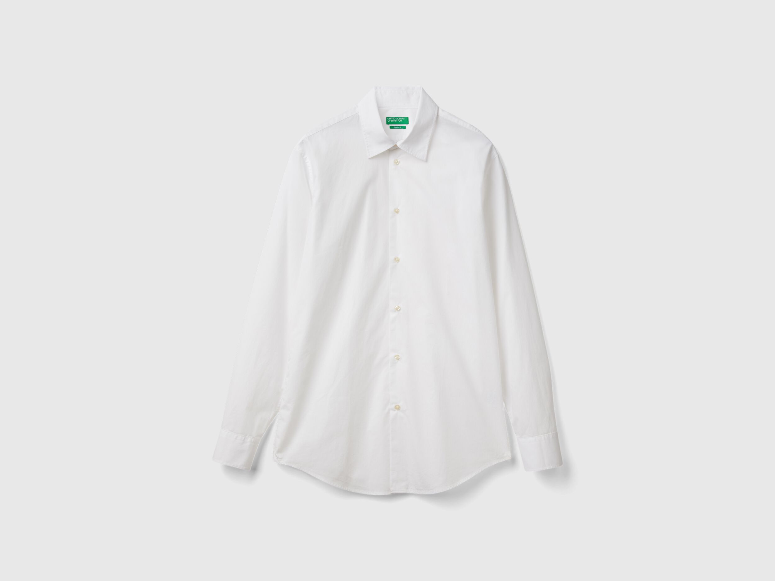 Camisa blanca benetton hot sale