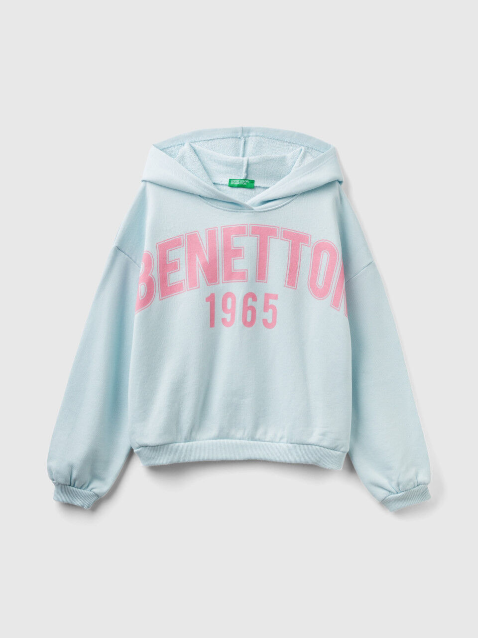 White hoodie junior top