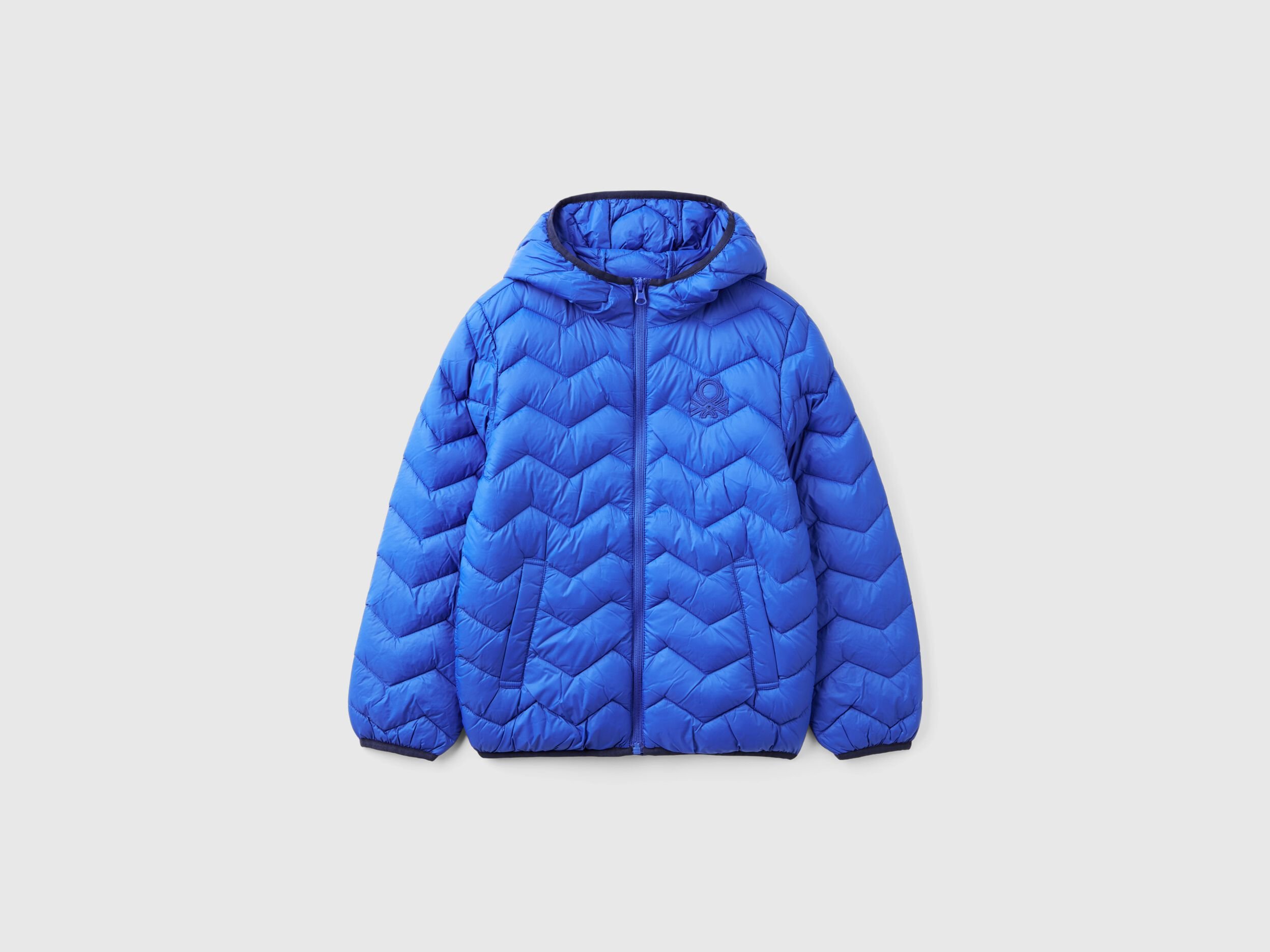 Benetton padded jacket with hood new arrivals