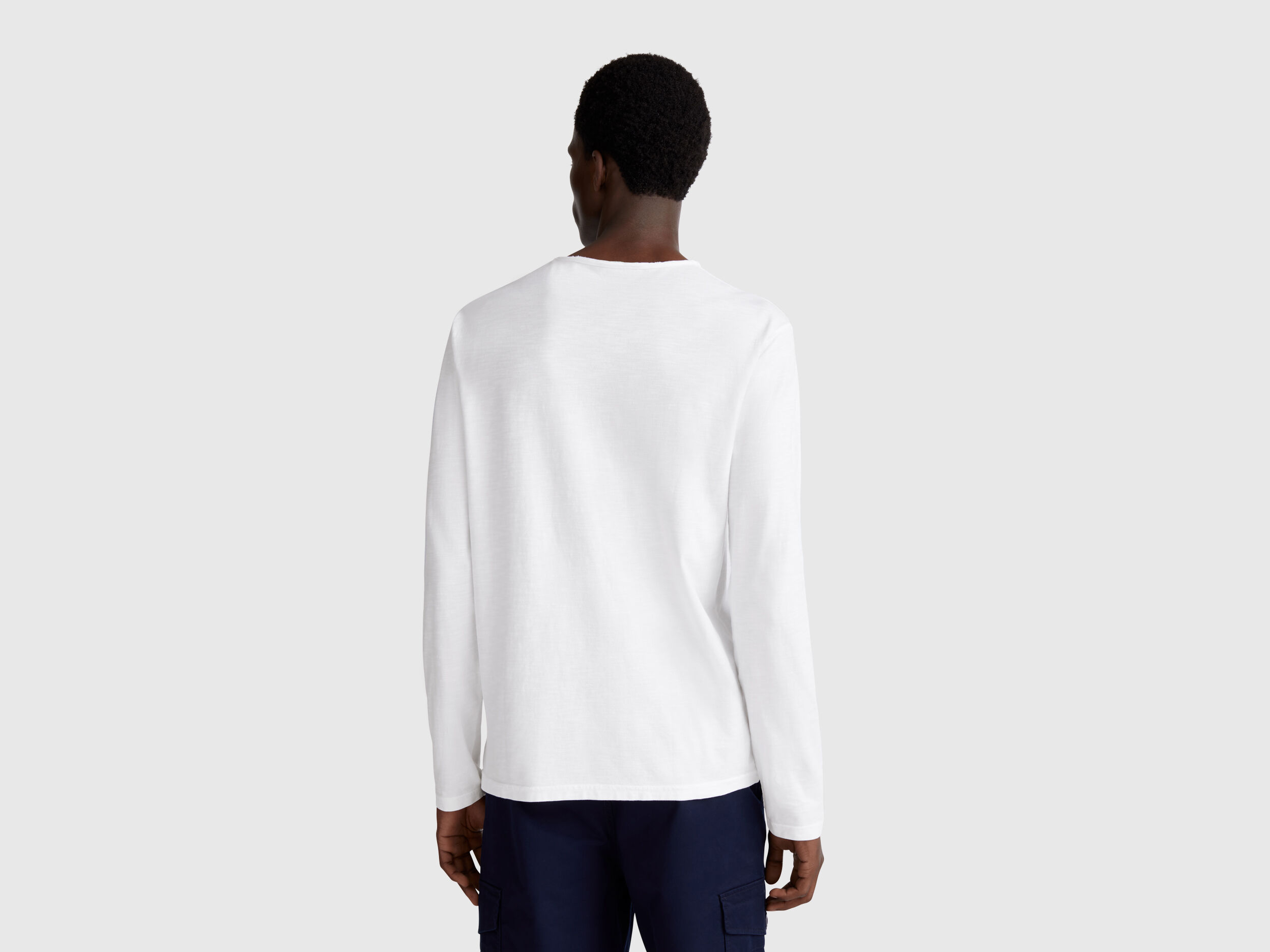 RYRJJ Men's Waffle Knit Sweater Tops Long Sleeve Crewneck T