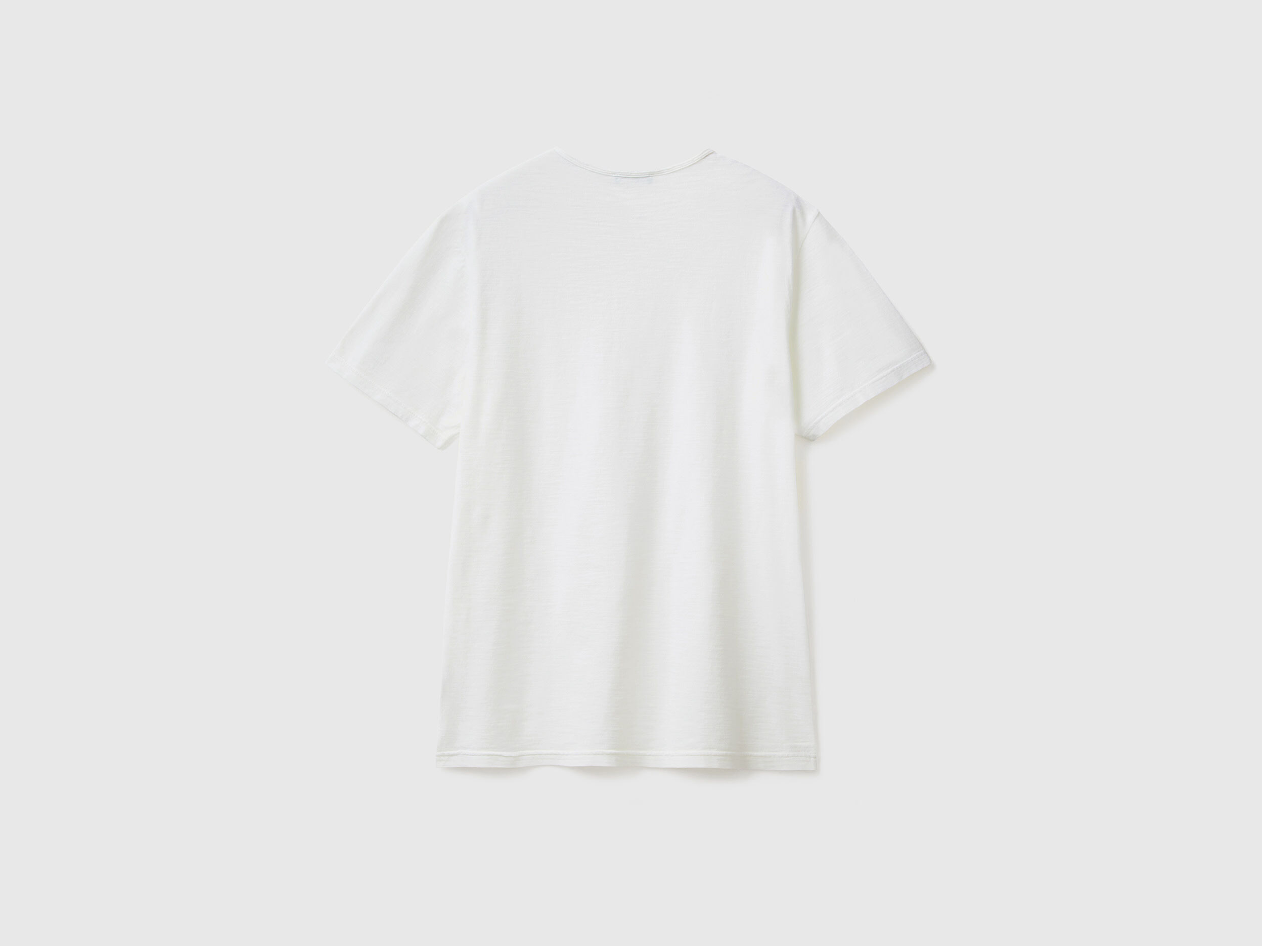 Benetton white best sale t shirt