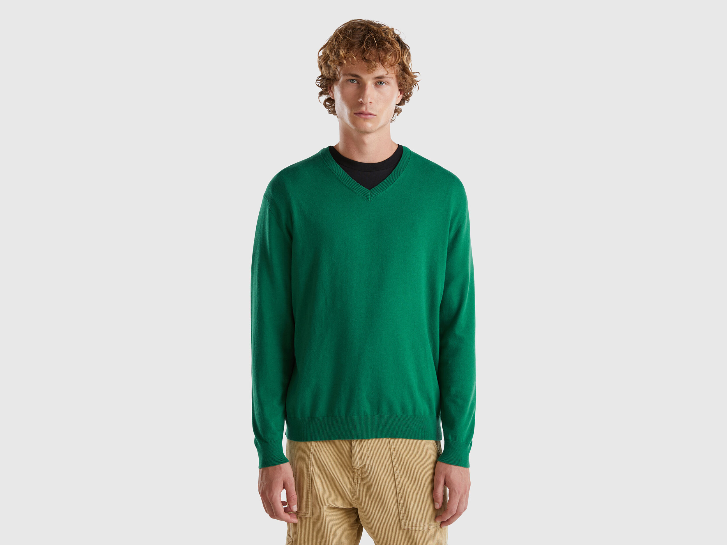 Long sleeve green sweater best sale