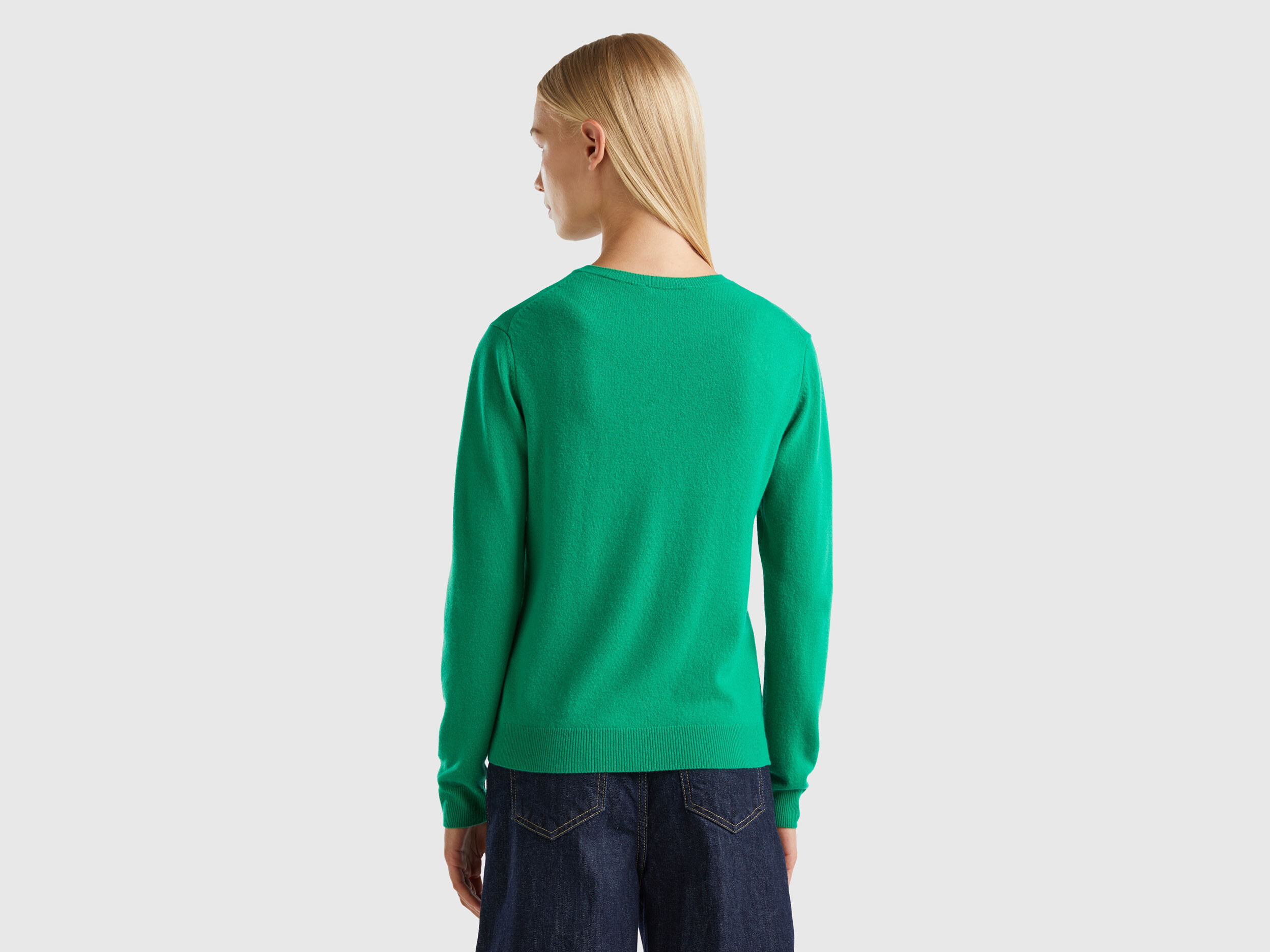 Benetton round sales neck cardigan