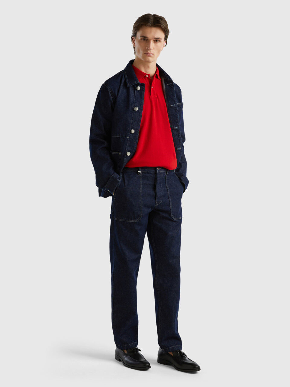 Camisa benetton hombre on sale