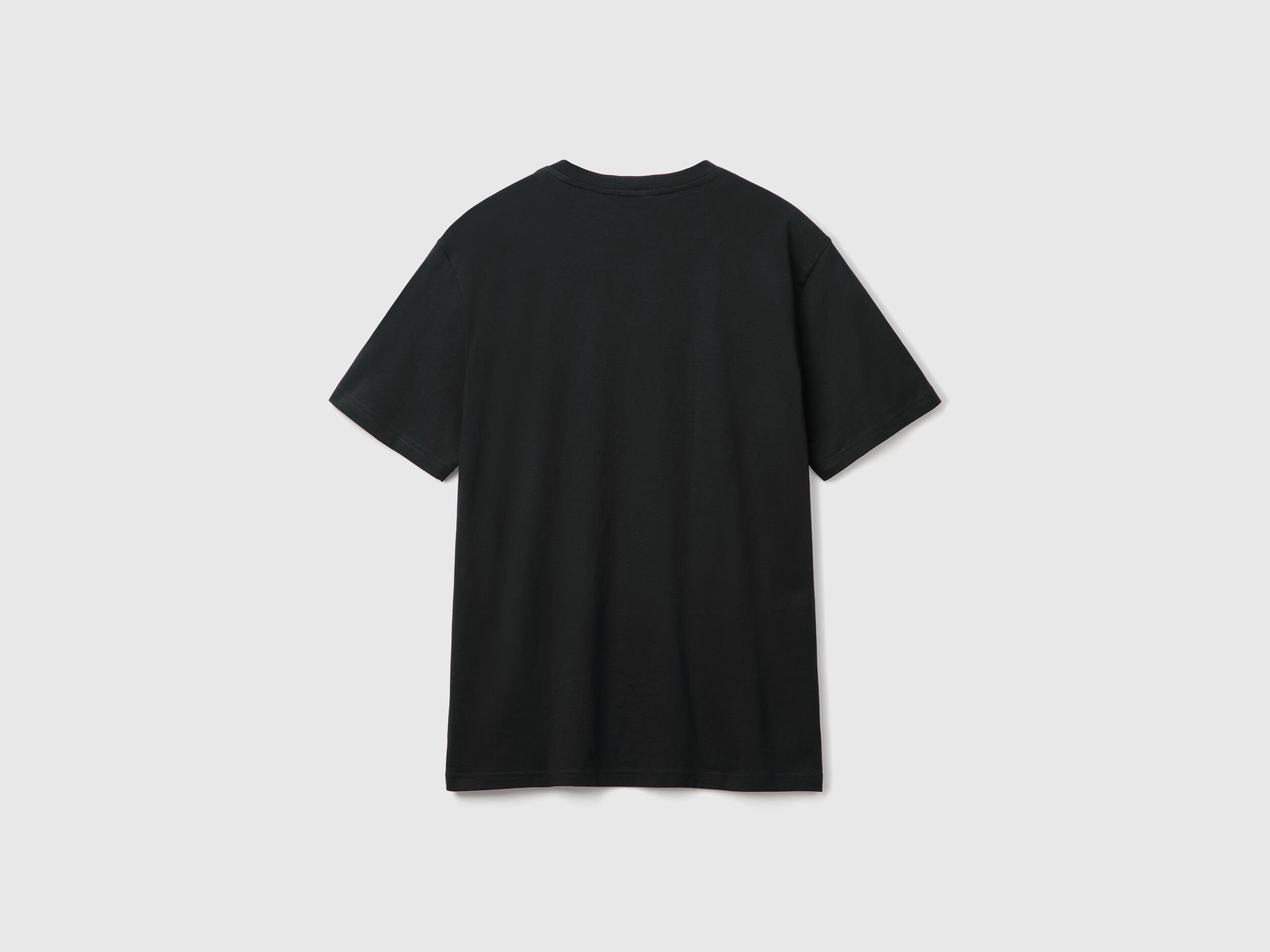 Black t-shirt - Black | Benetton