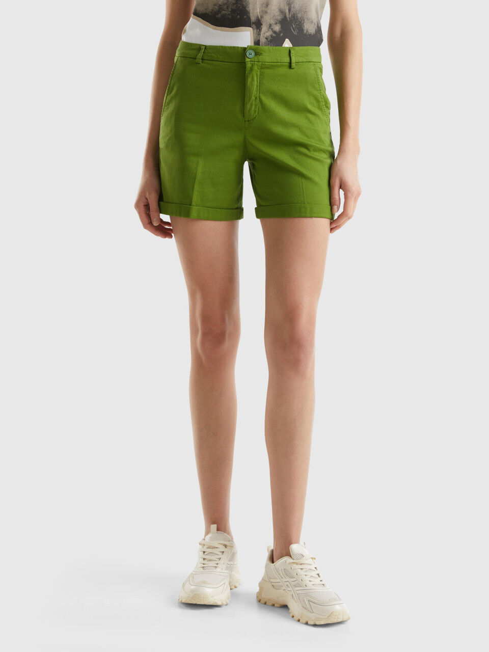 Bermuda shop benetton femme
