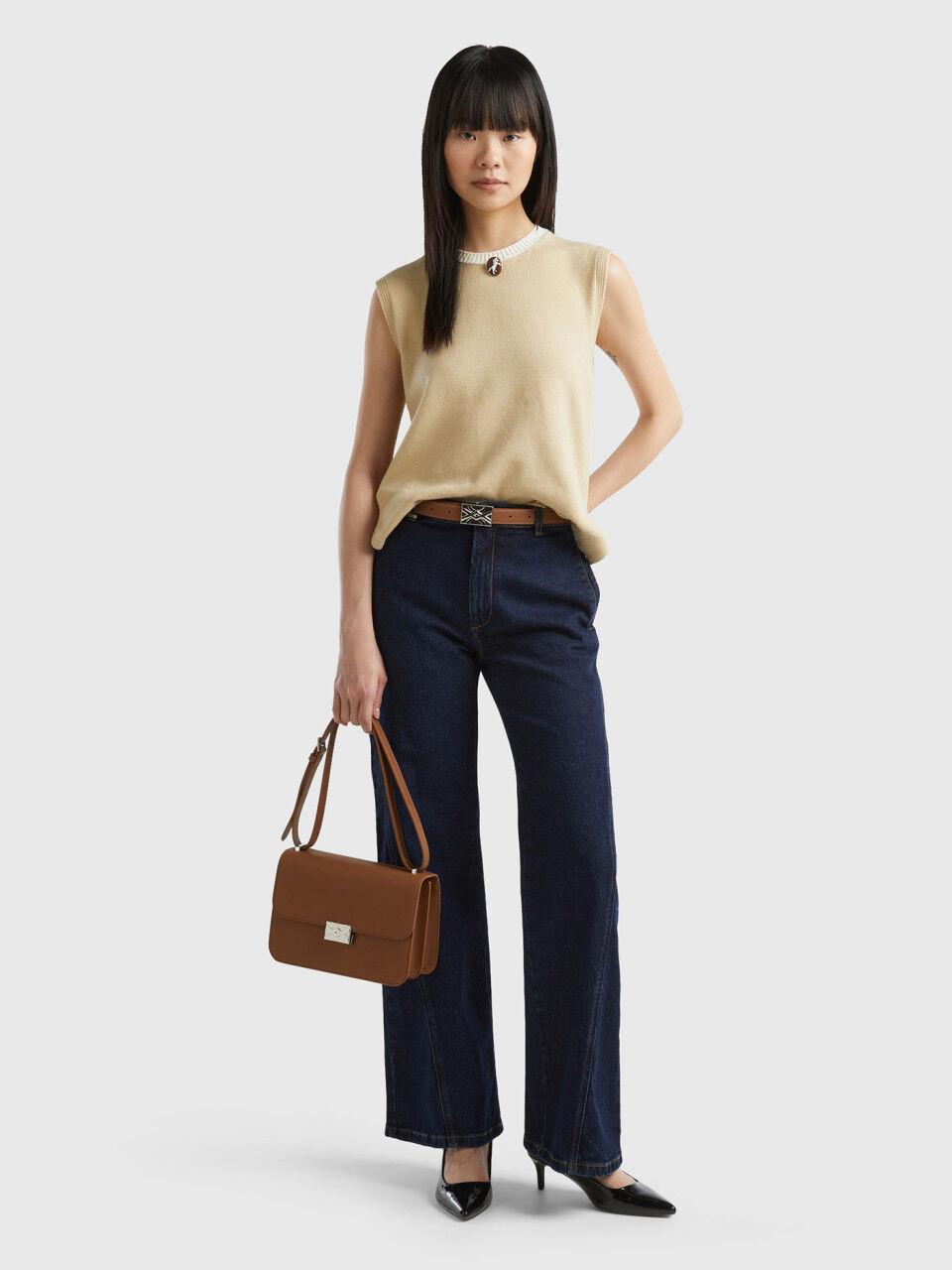 Benetton pantalones mujer rebajas discount