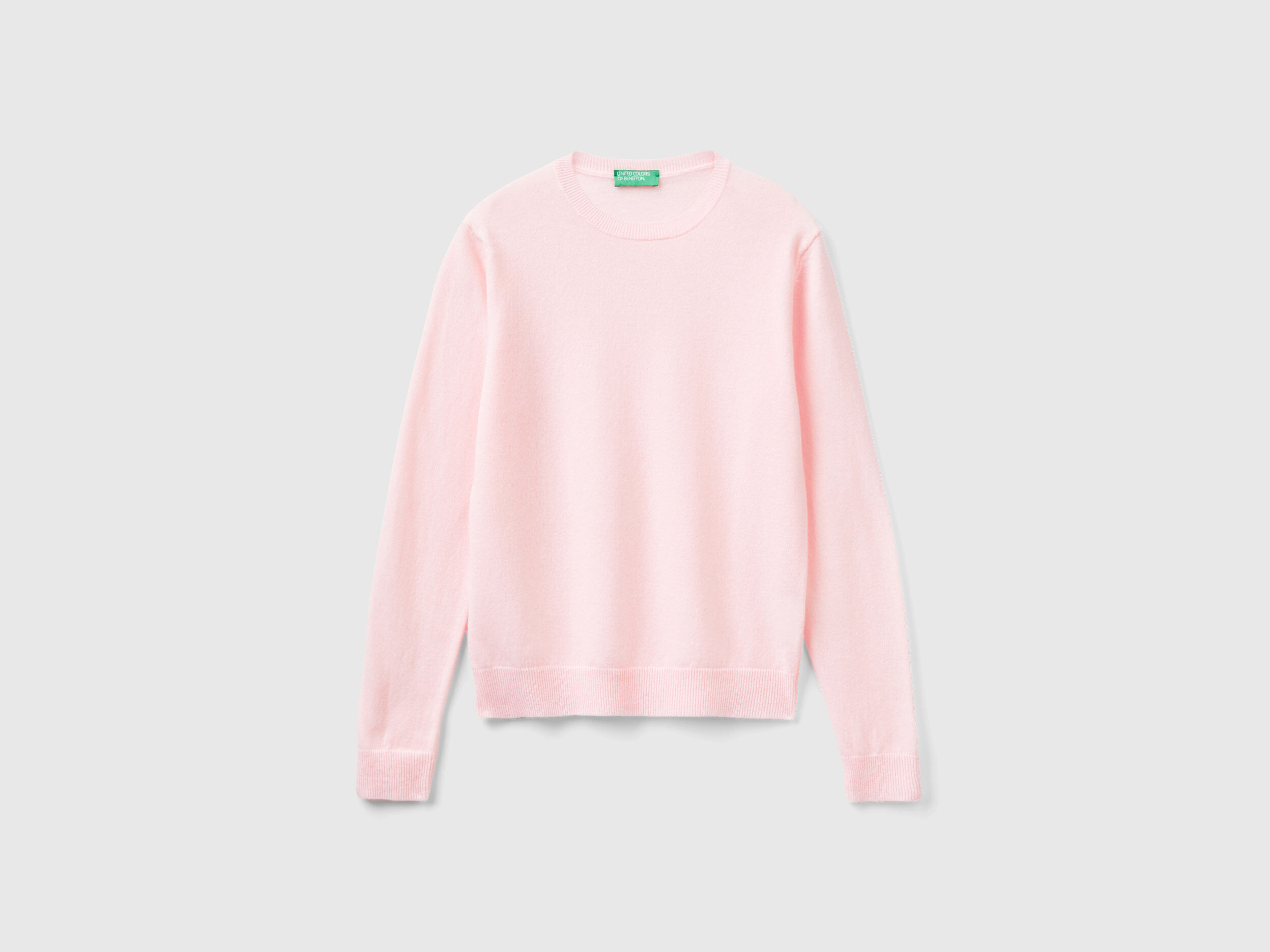 Light pink cheap crew neck sweater