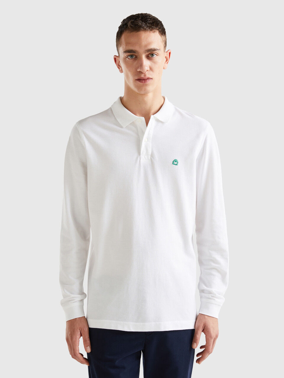 Polos Manga Larga Hombre Nueva Colecci n 2024 Benetton