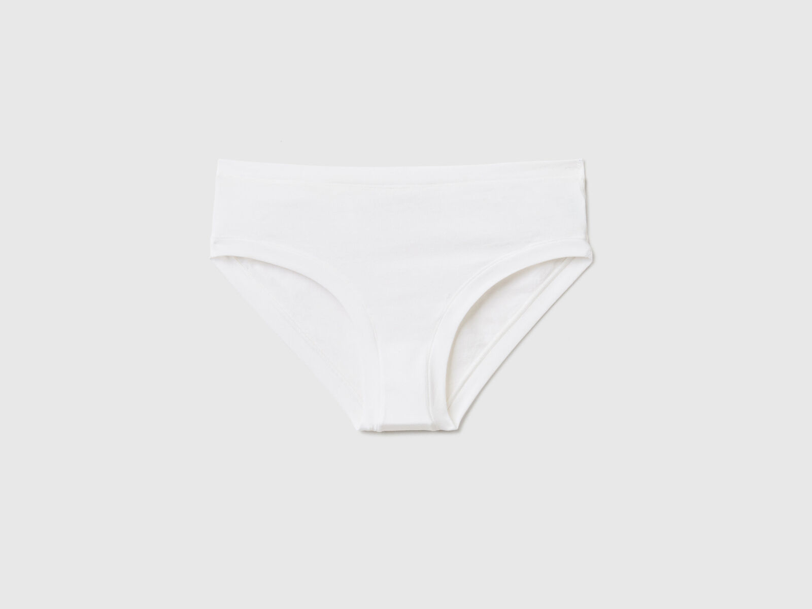 Women underwear, panty, 3/4, cotton-elastan Color White Size Small