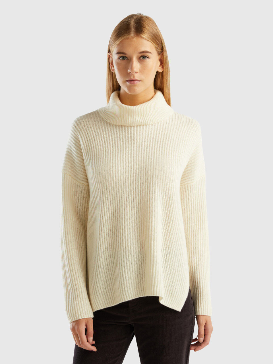 Women's High Neck Sweaters New Collection 2023 | Benetton