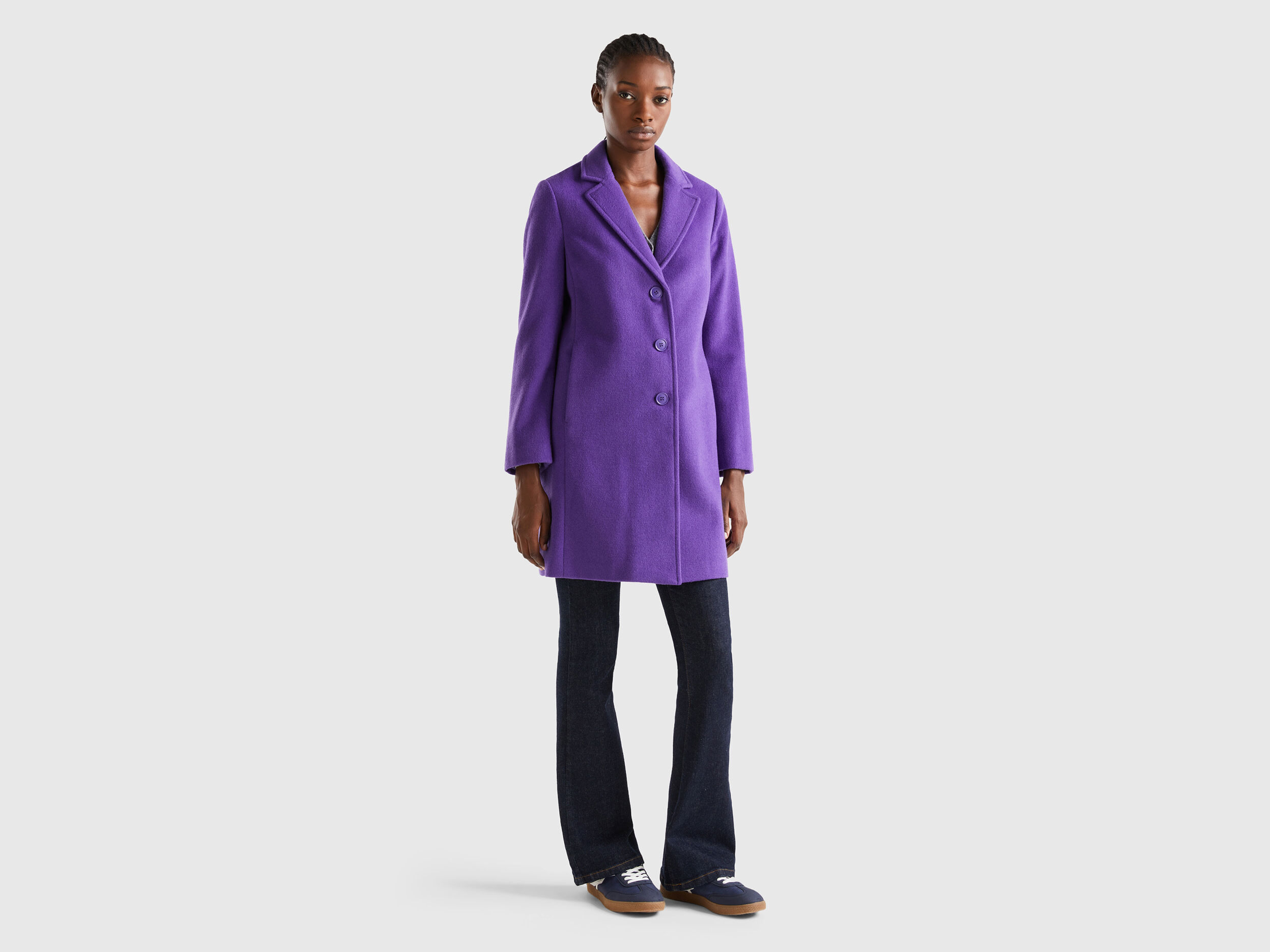 Violet wool coat new arrivals