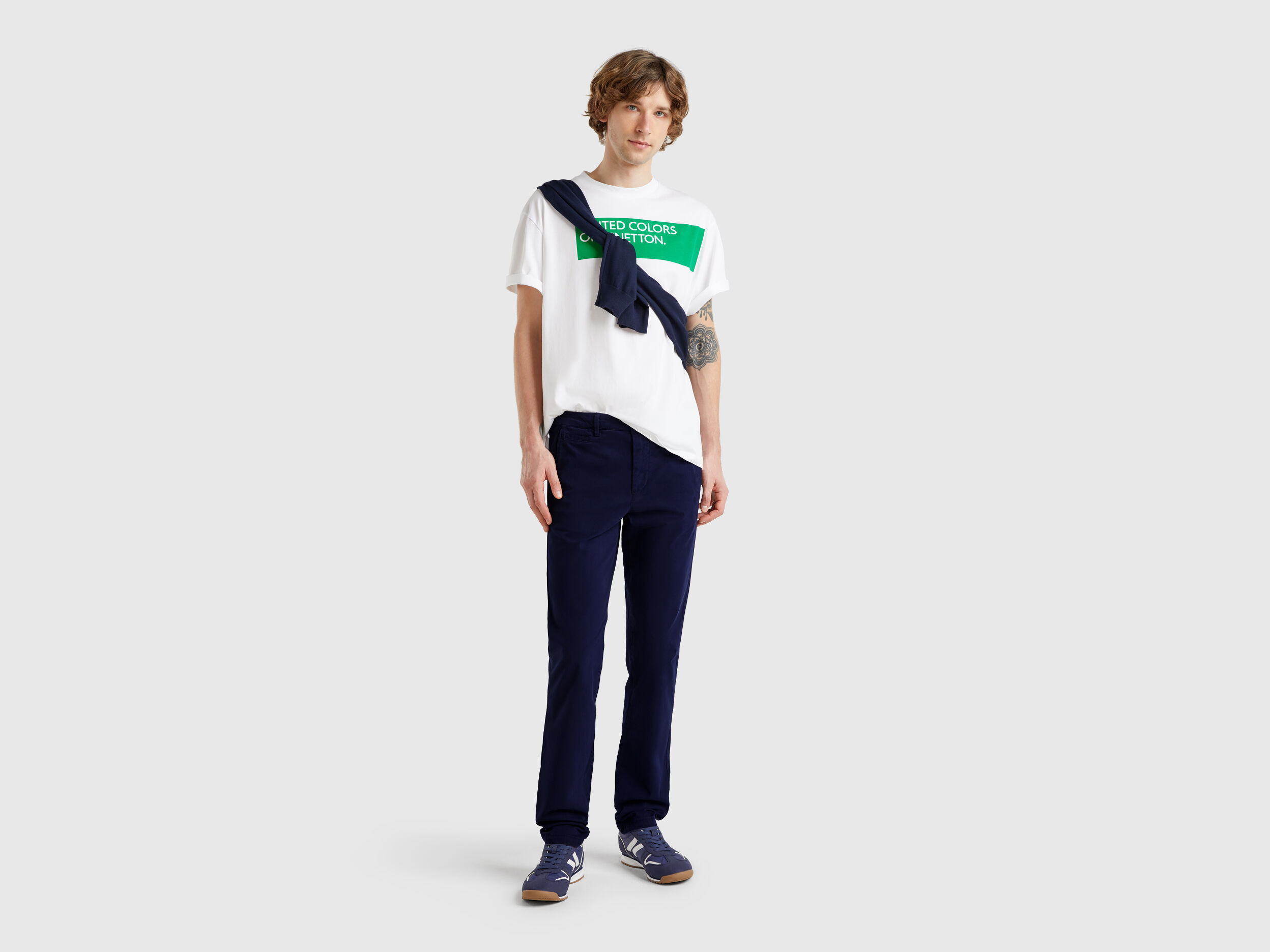 Men's Slim Fit Trousers New Collection | Benetton