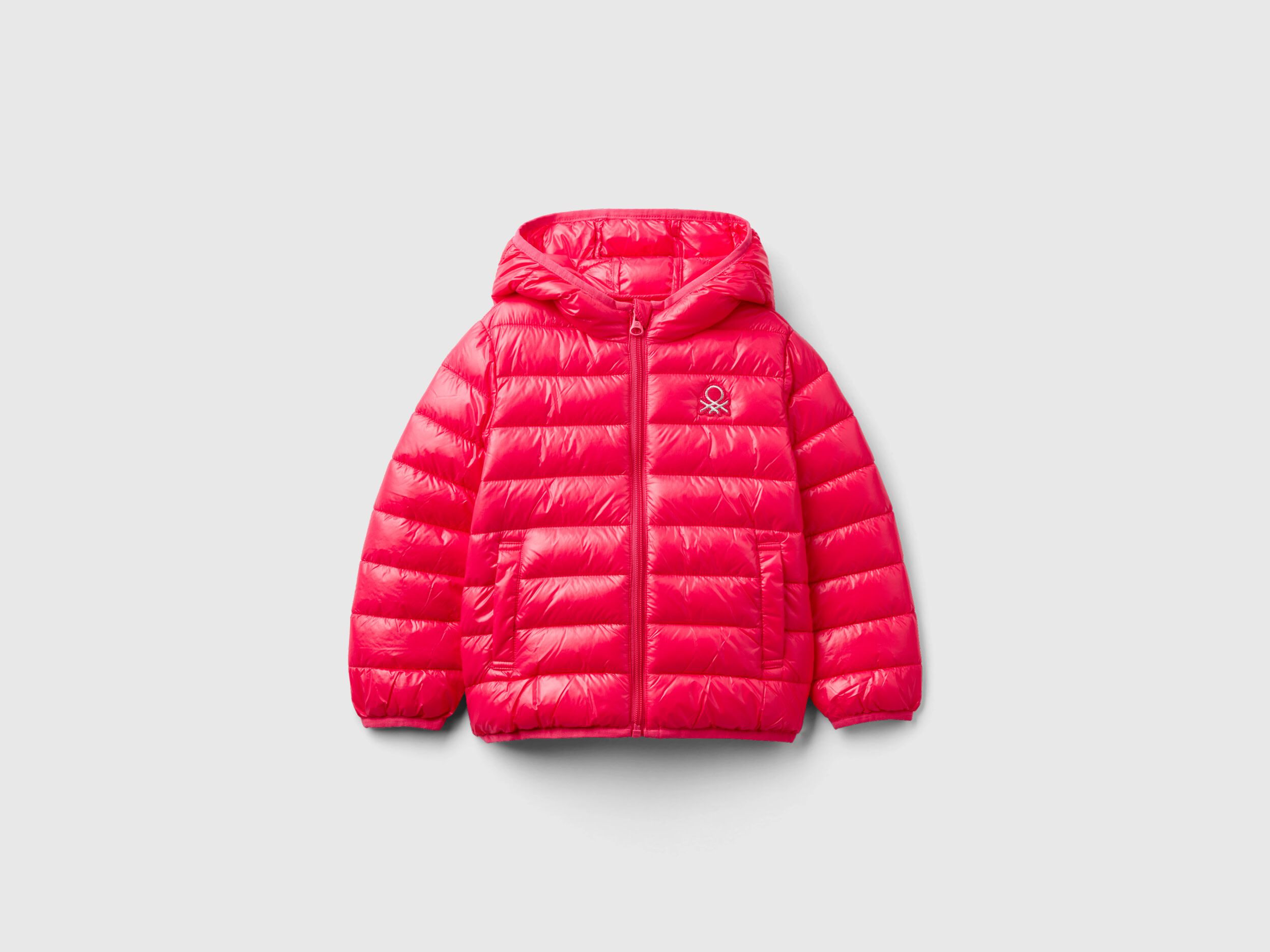 Benetton padded jacket with hood shop
