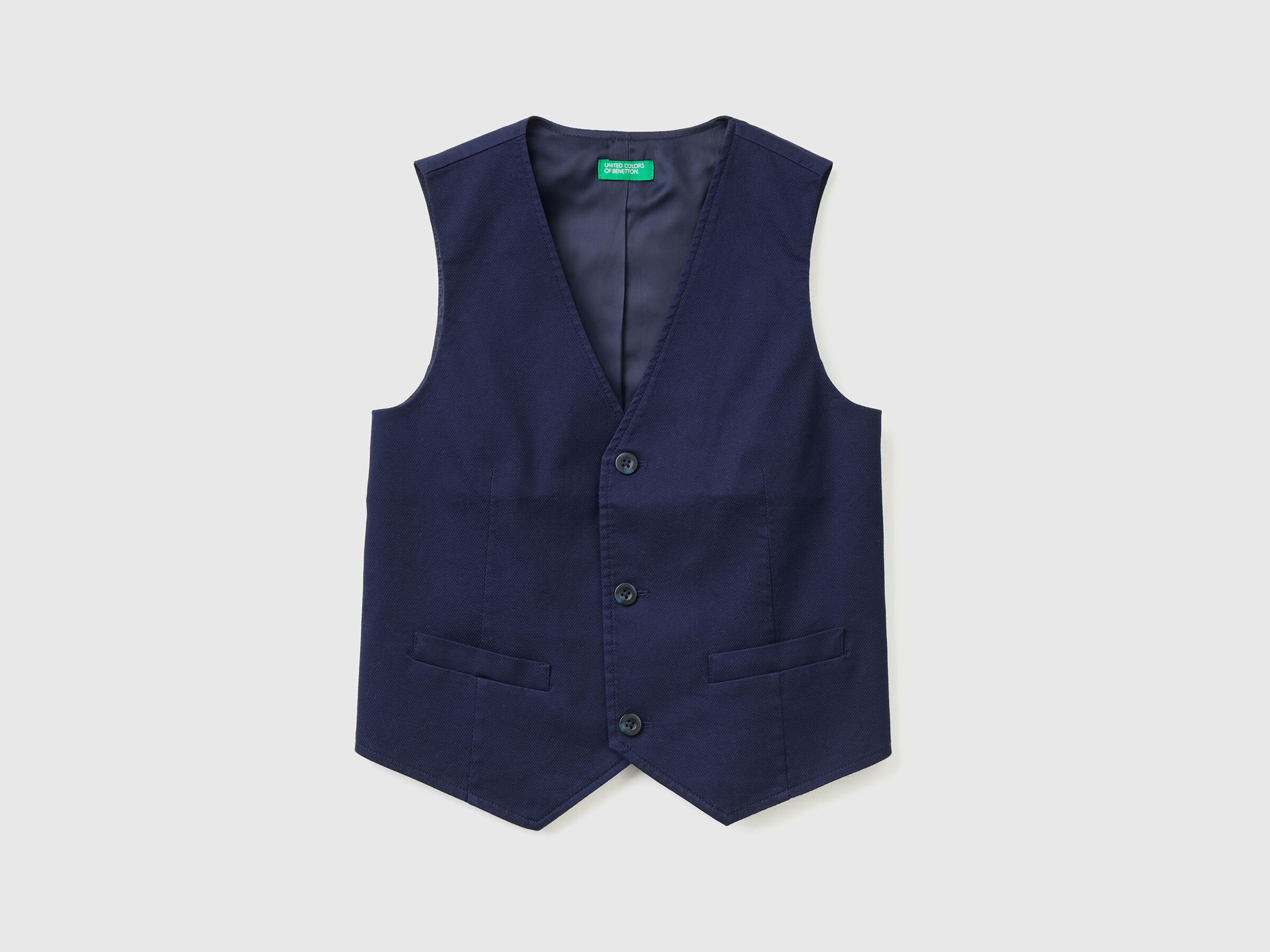 vest with buttons - Dark Benetton