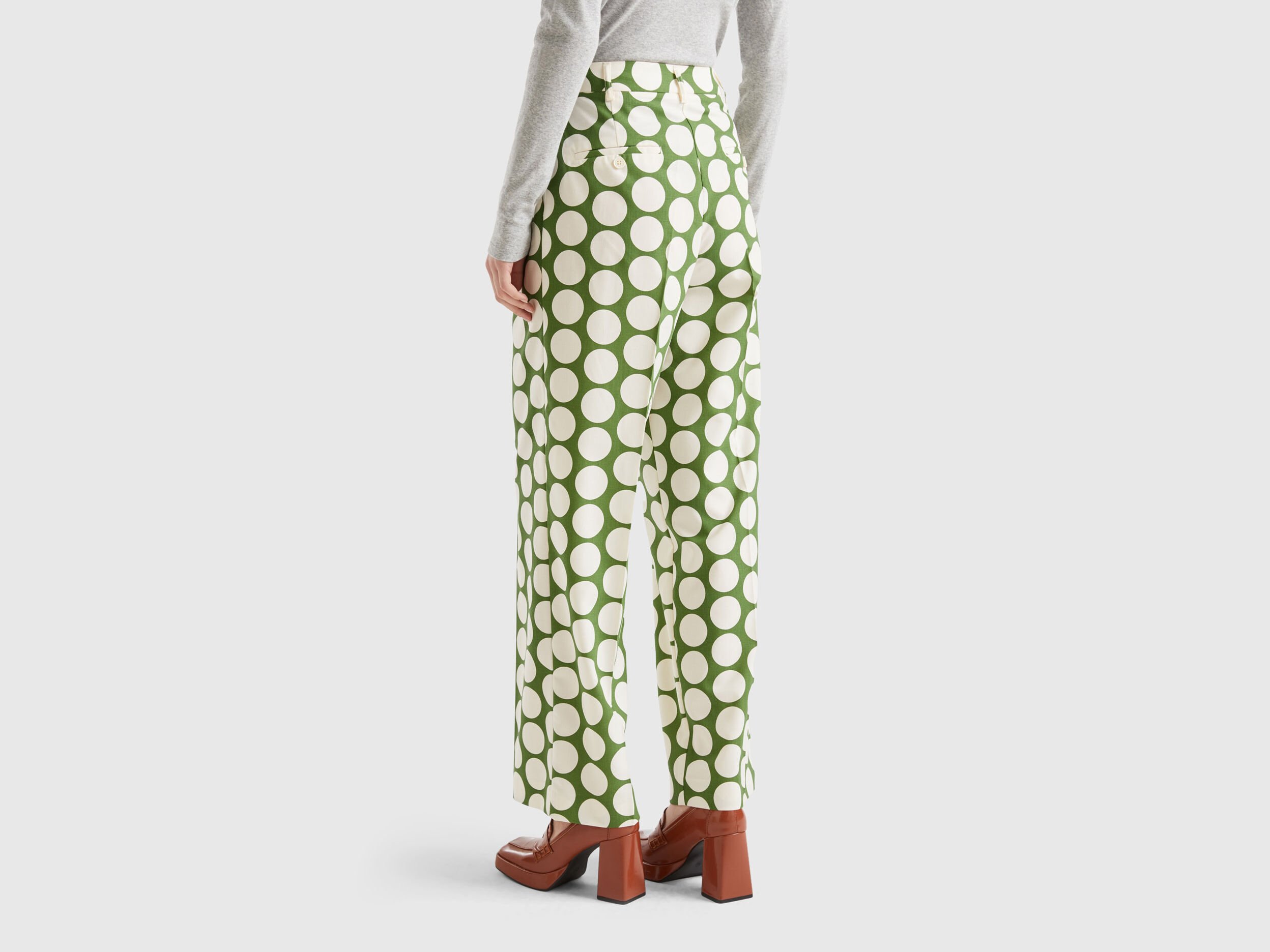 Zara polka dot trousers store
