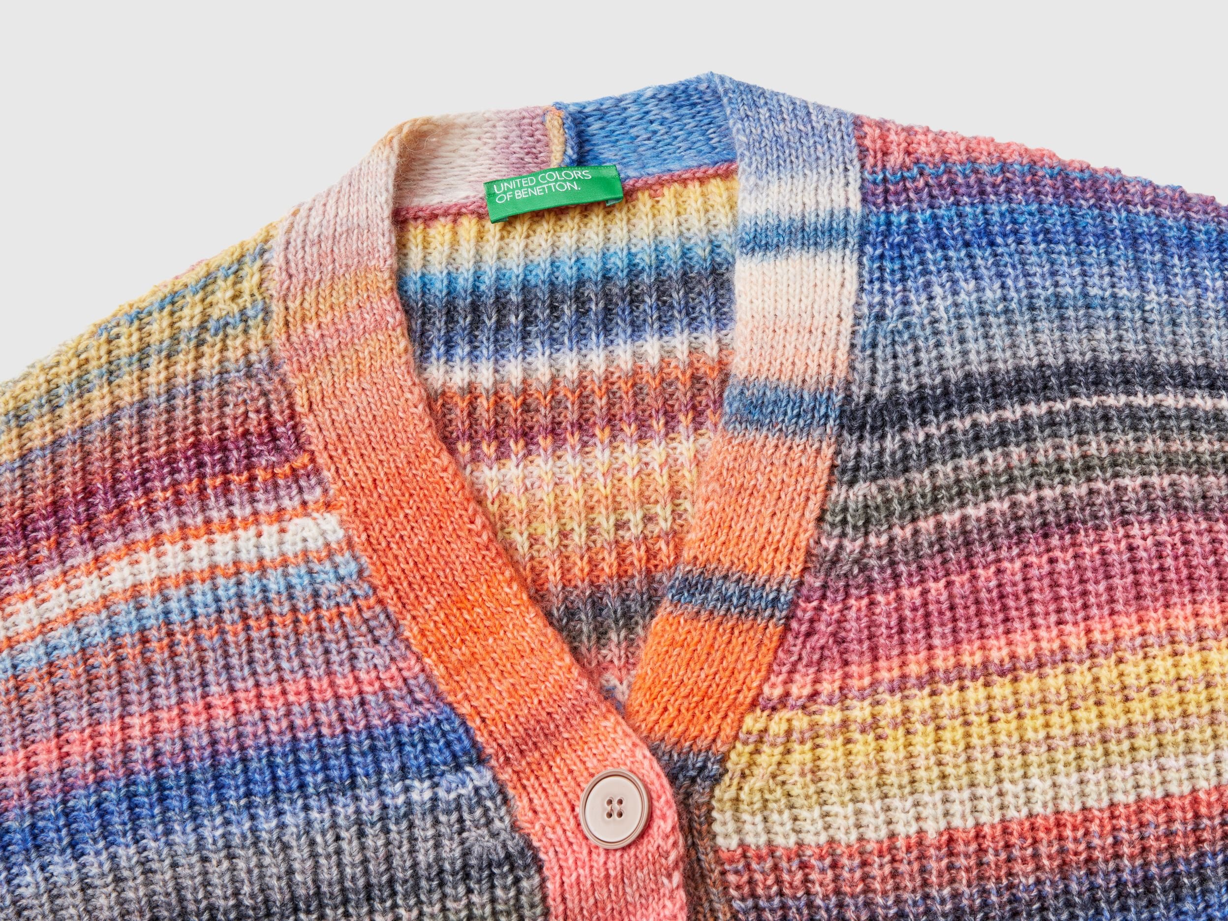 Multicolor striped cardigan Multicolor striped cardigan