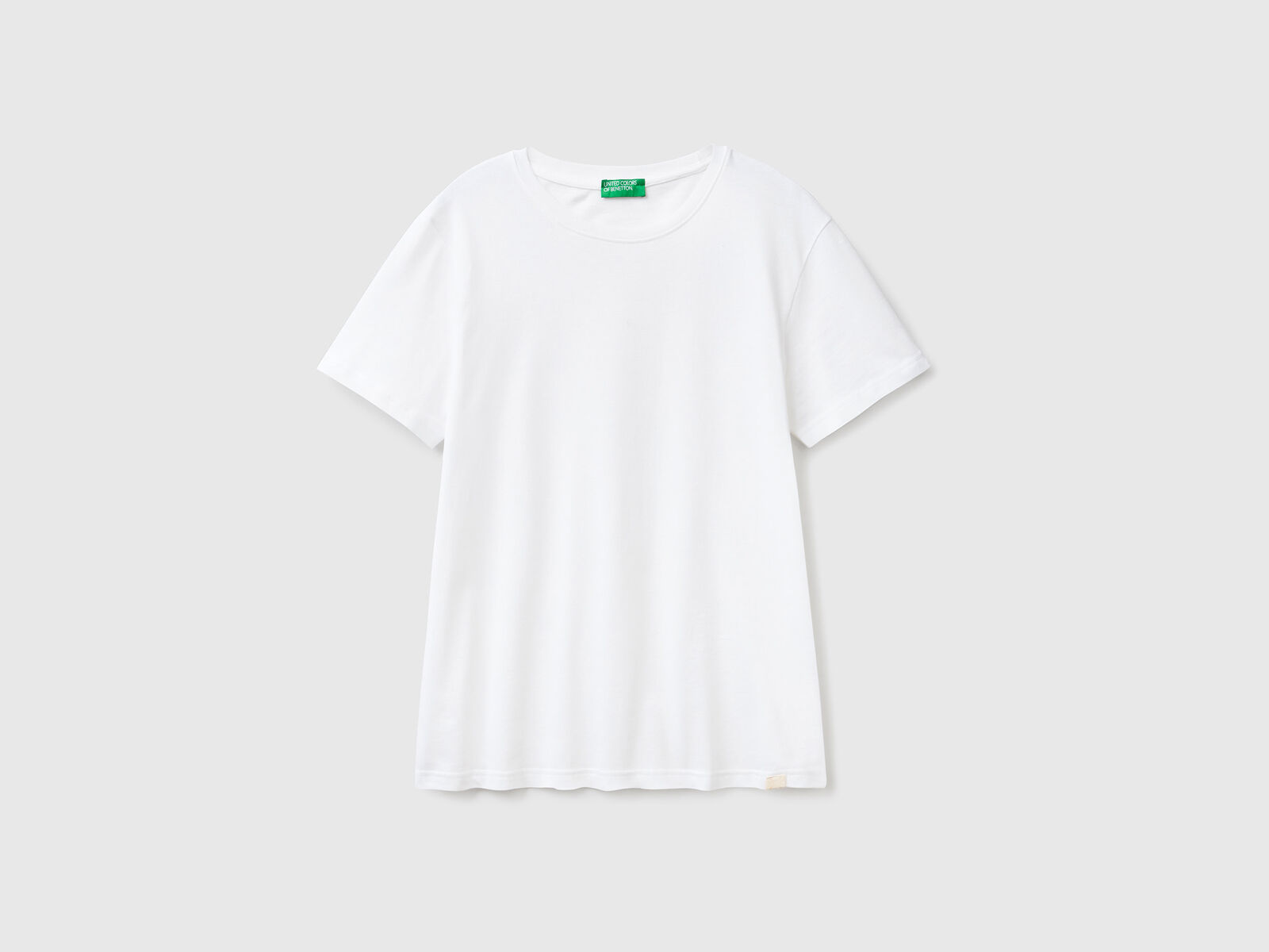 White t-shirt - White Benetton 