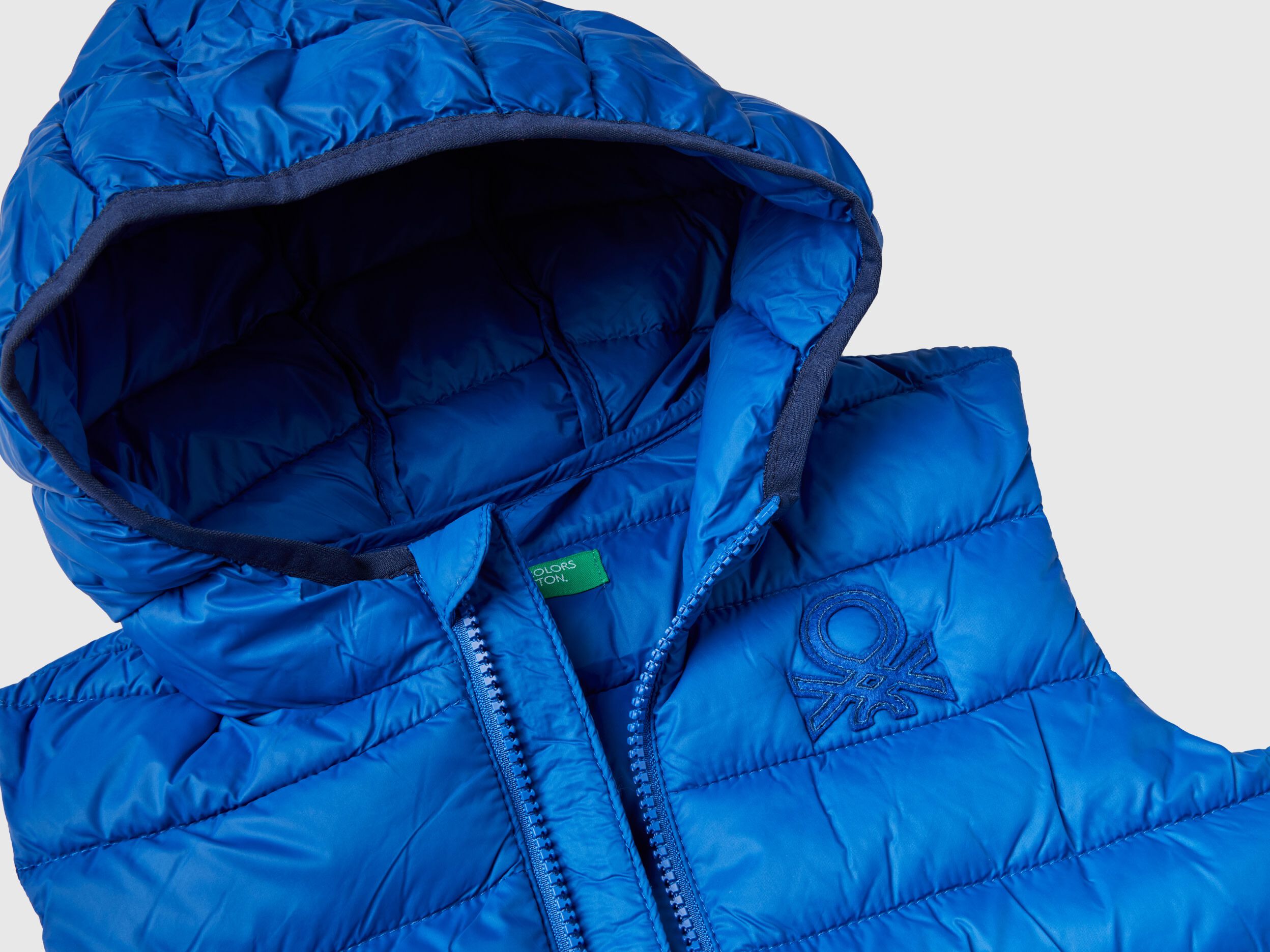 Benetton padded jacket with hood online