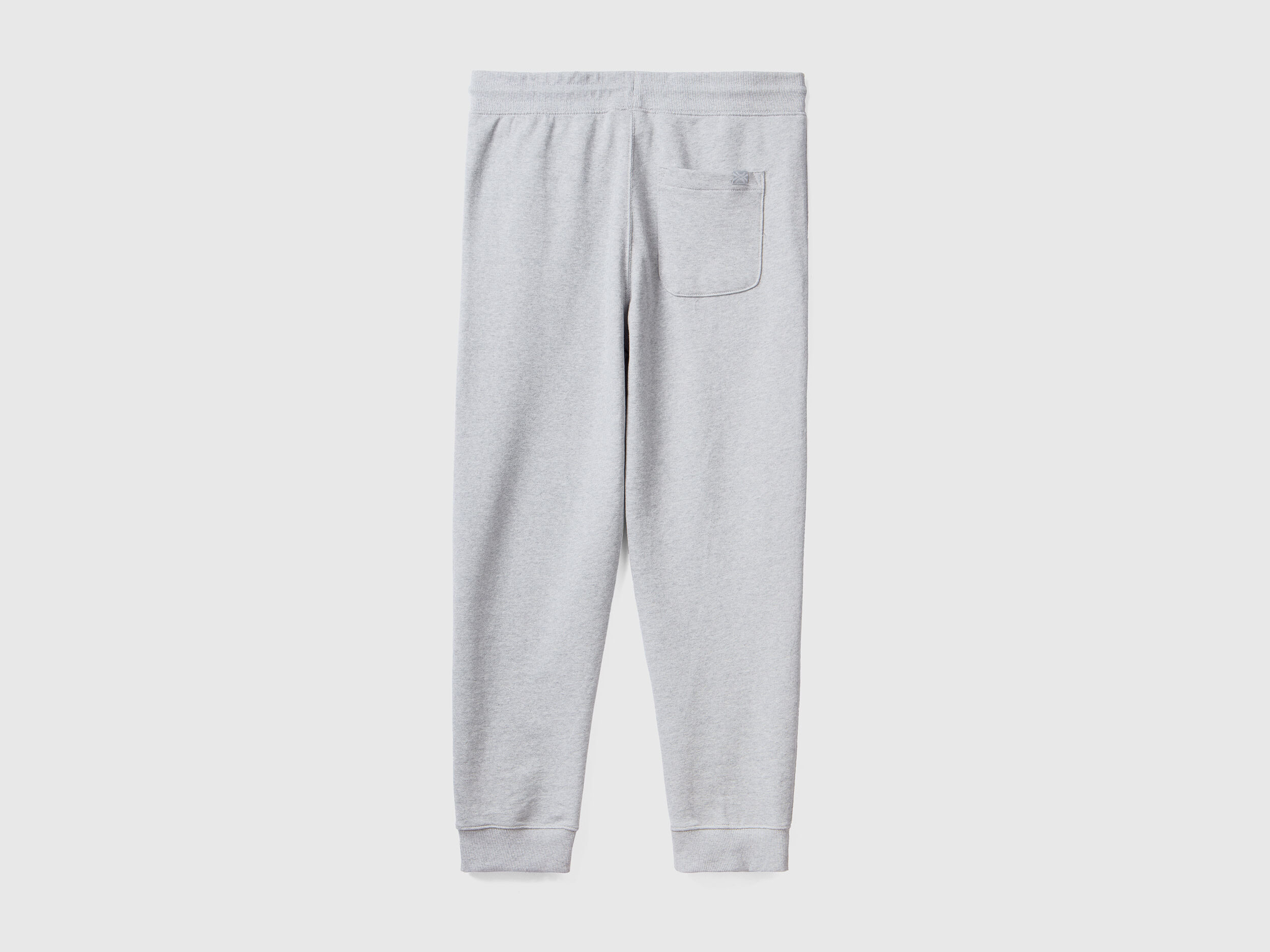 Sweat joggers in 100 cotton Light Gray Benetton