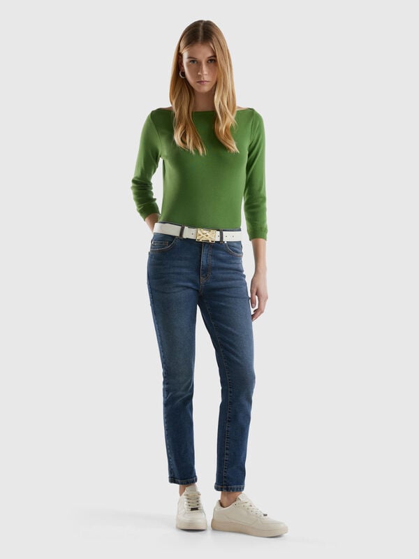 Slim fit high-waisted jeans Women