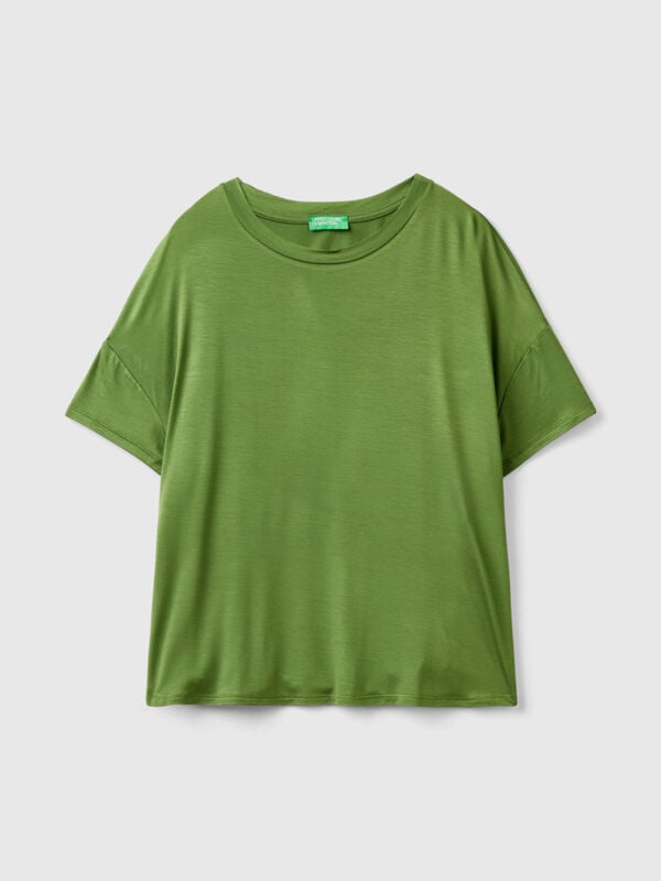 Zelos Womens T-Shirt Seafoam Green Short Sleeves Scoop Neck