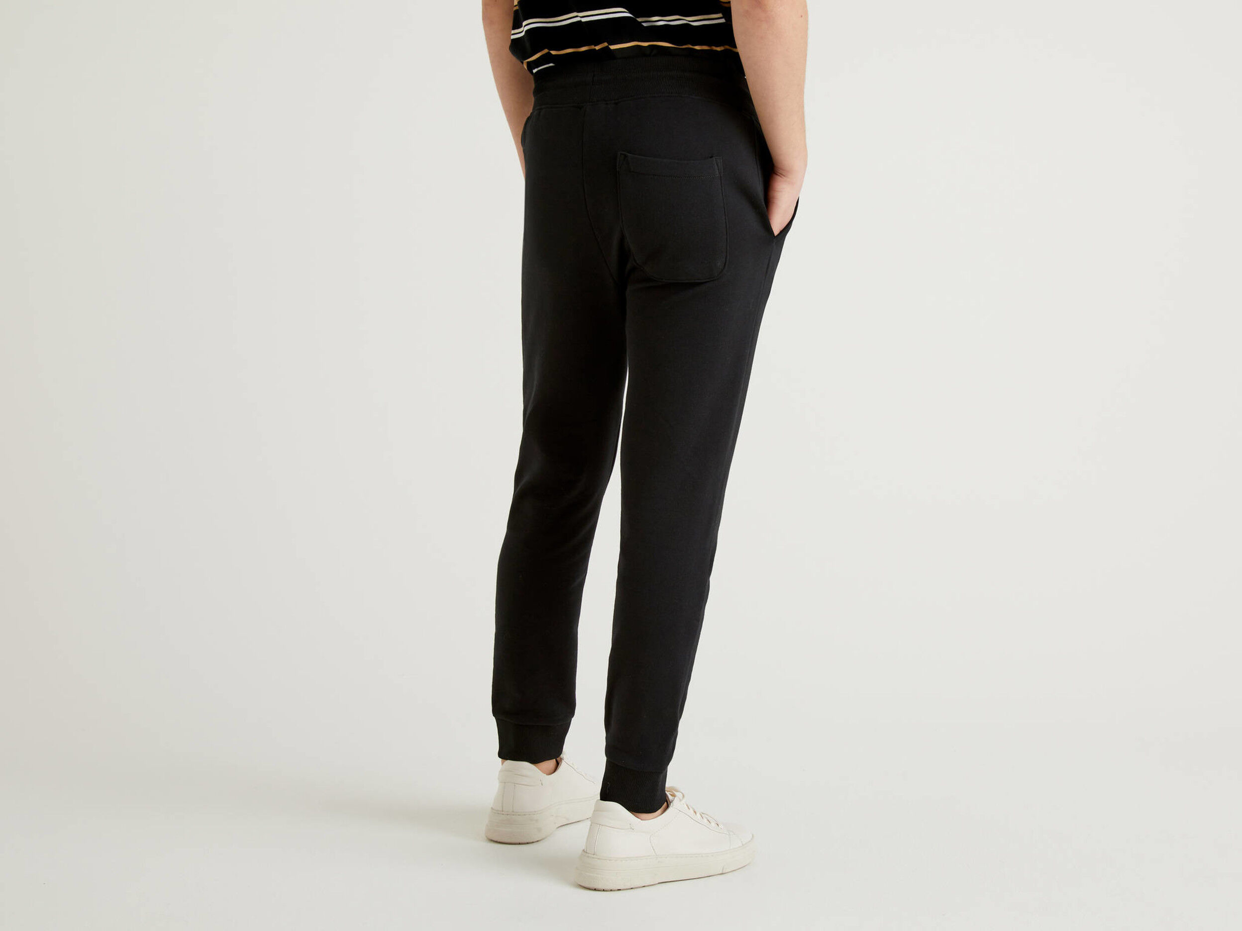 100 cotton black sweatpants