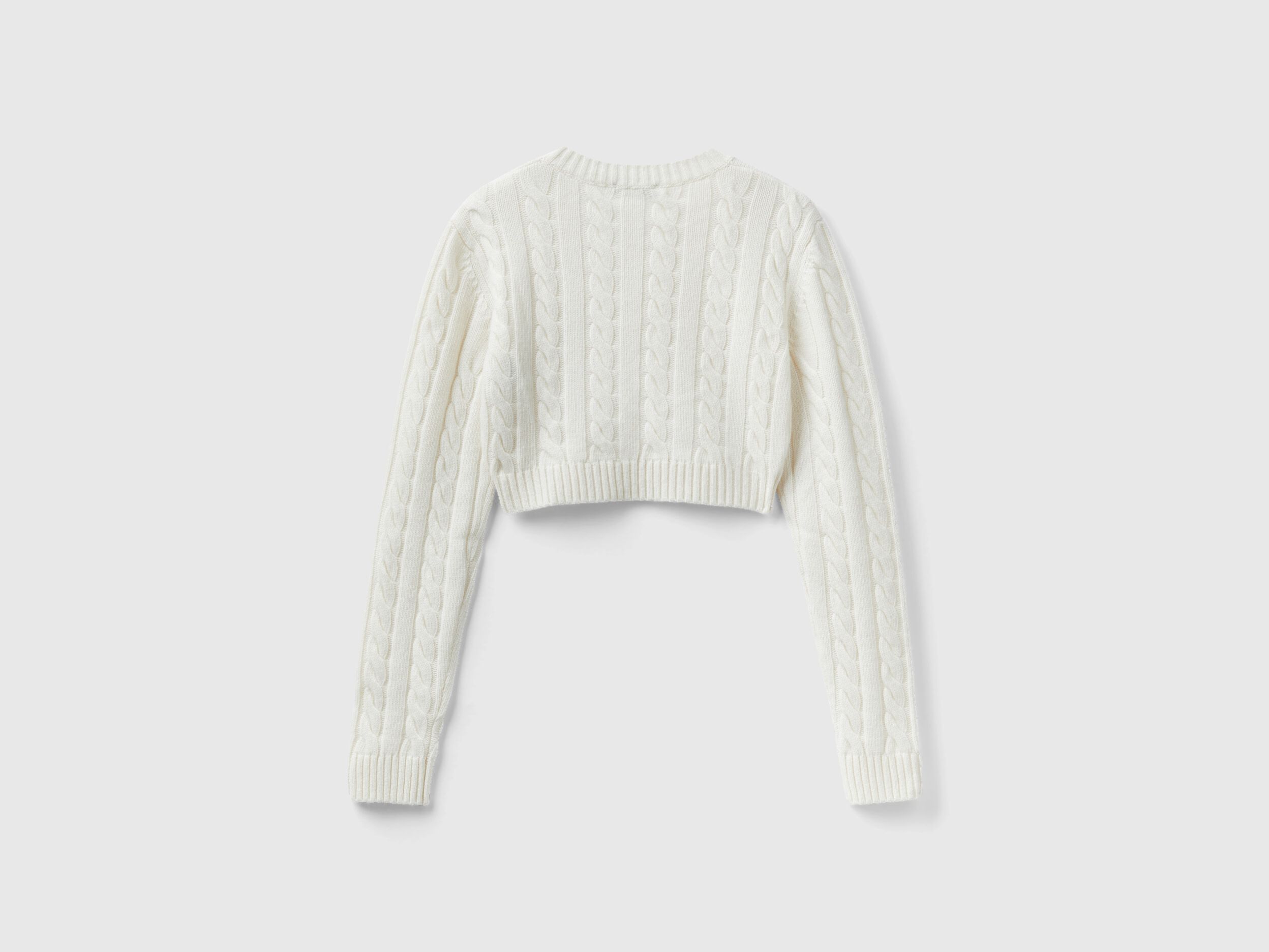 White crop sale top jumper
