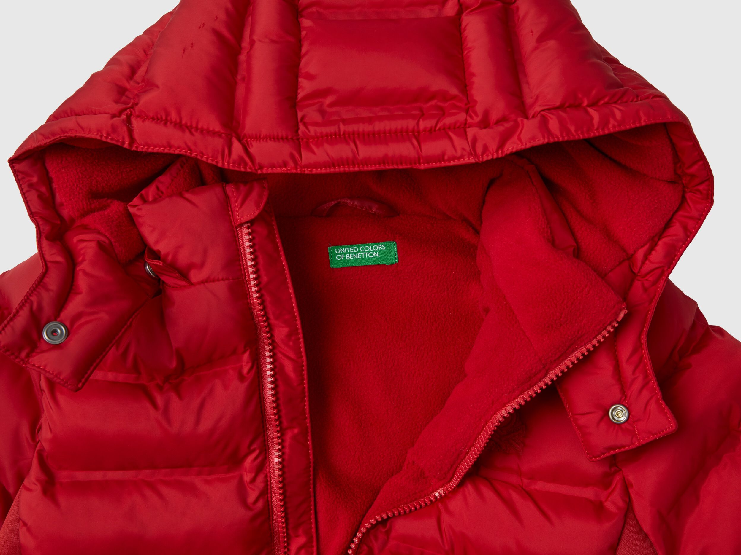 Benetton red jacket hot sale