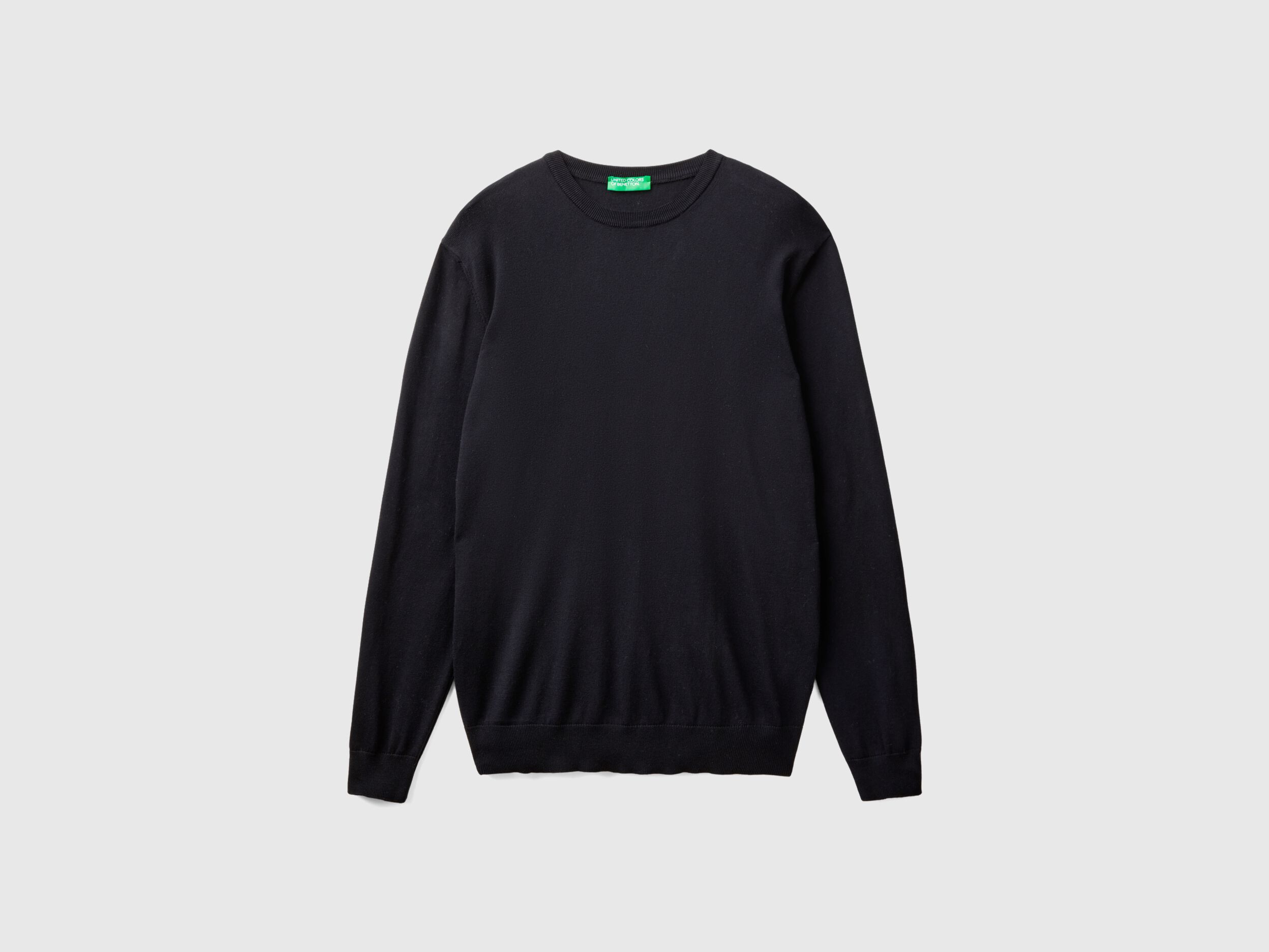 Men's Long Sleeve Cotton Tricot Sweaters | Benetton