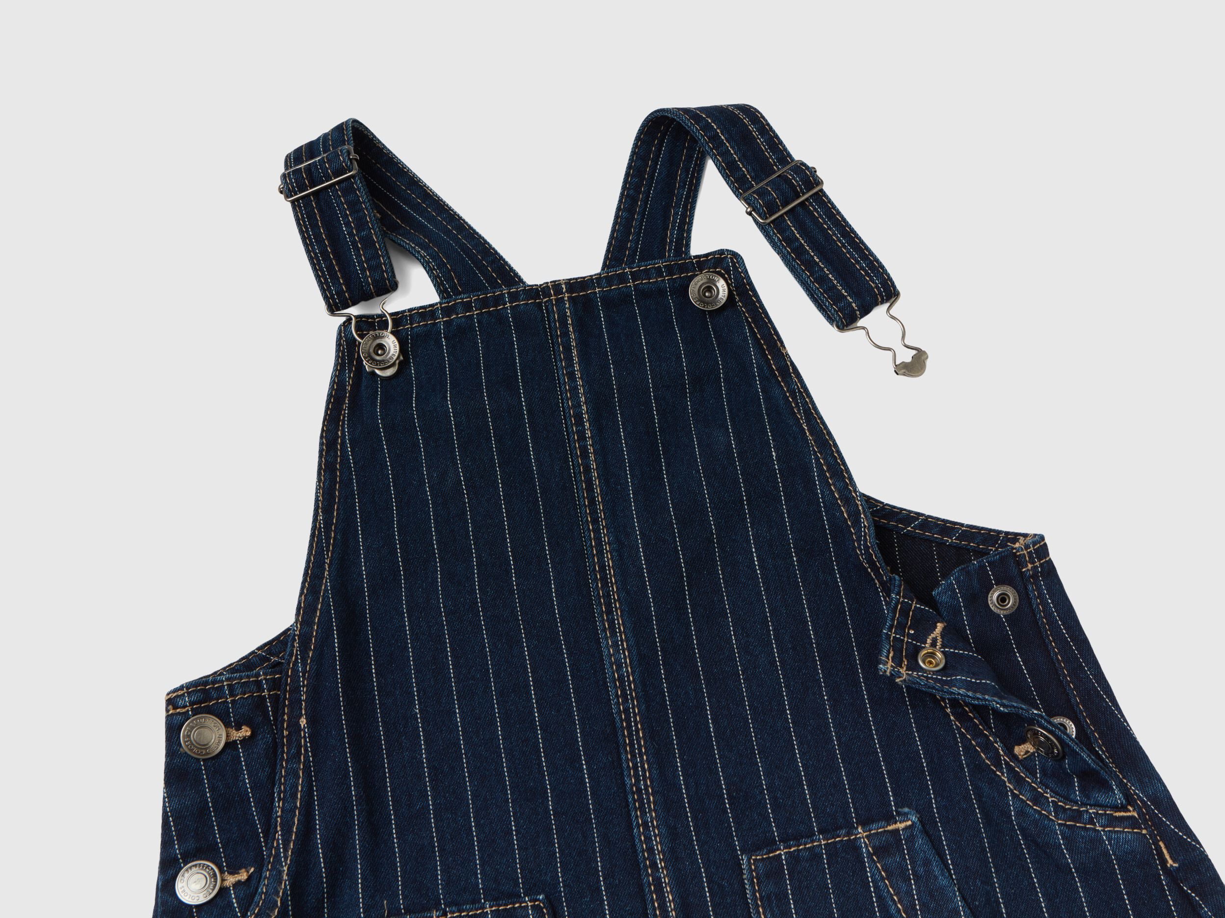 Denim overall skirt navy blue online