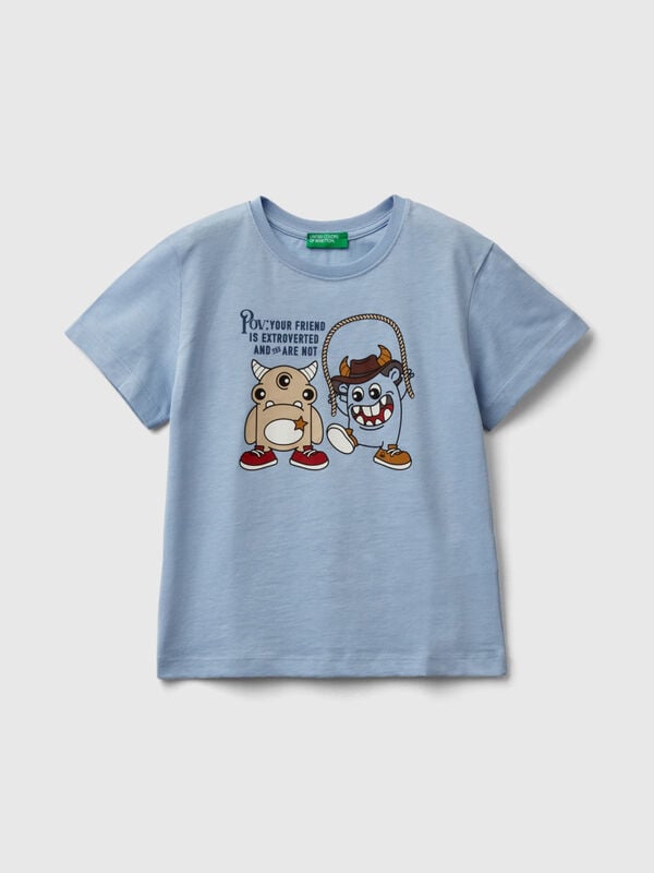 Camiseta con estampado de animalitos Niño