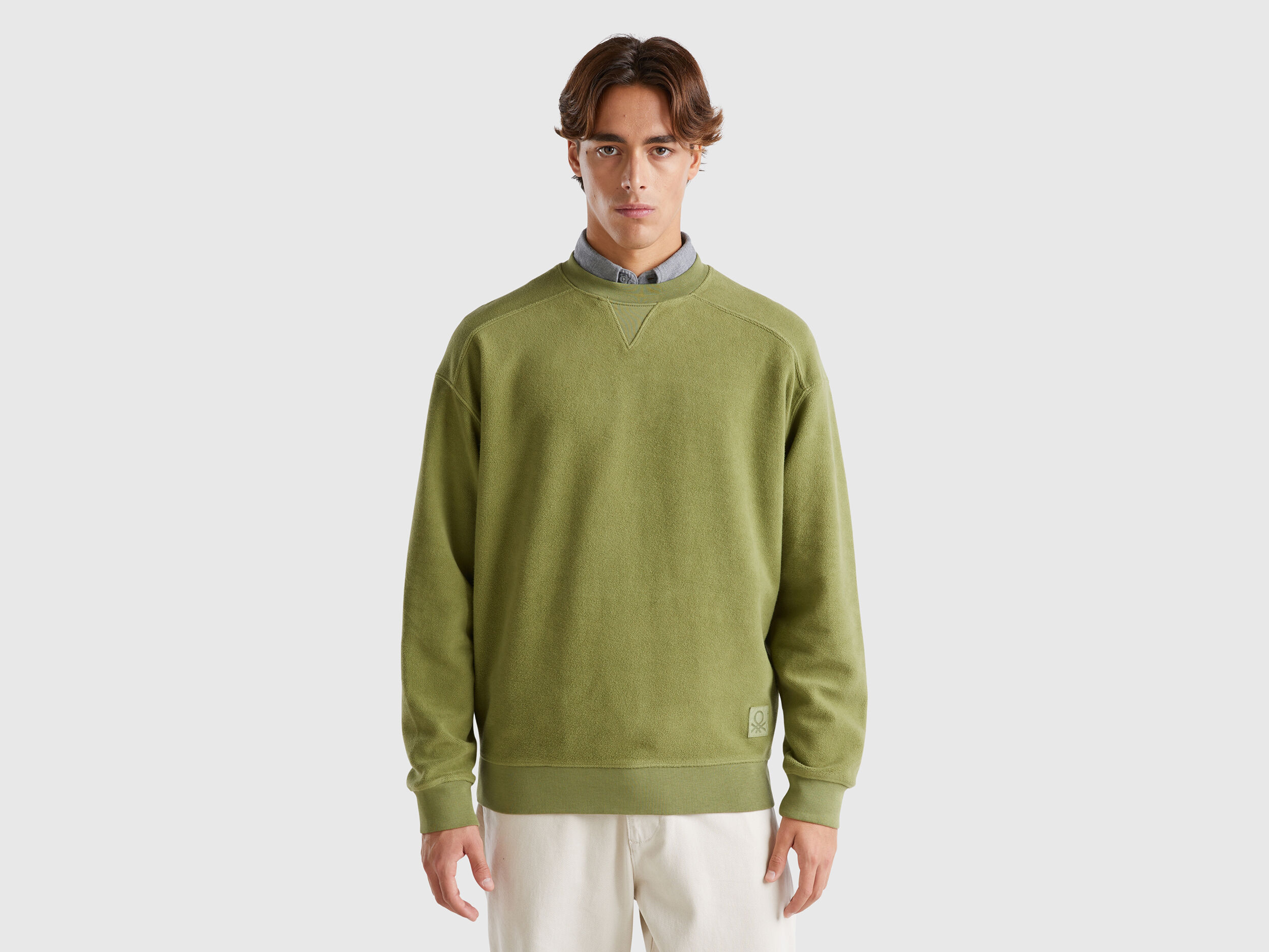 Men's sweatshirts without hoods online