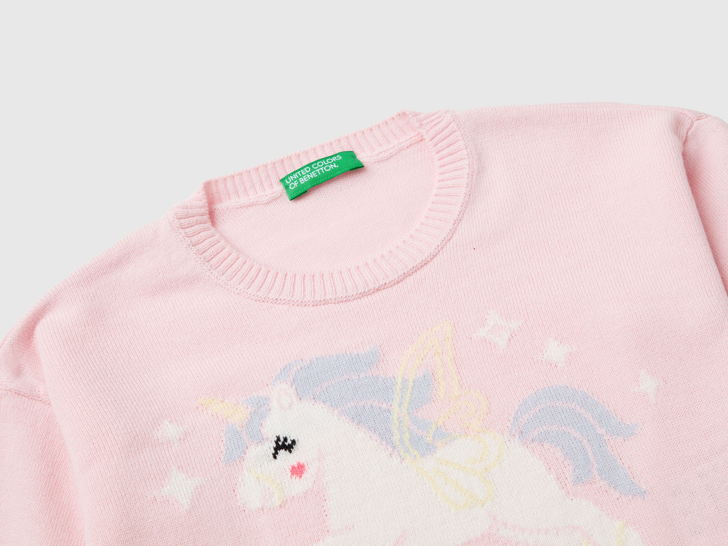 Pink unicorn jumper hot sale