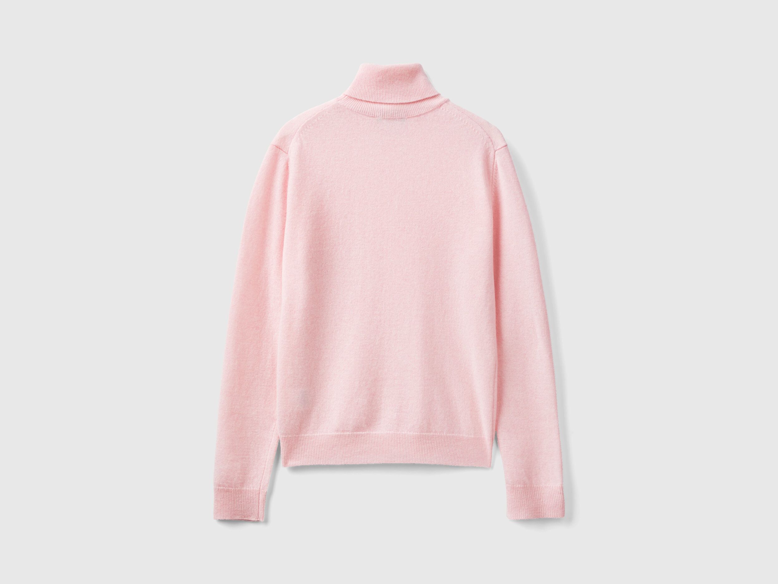 Sheer pink turtleneck outlet