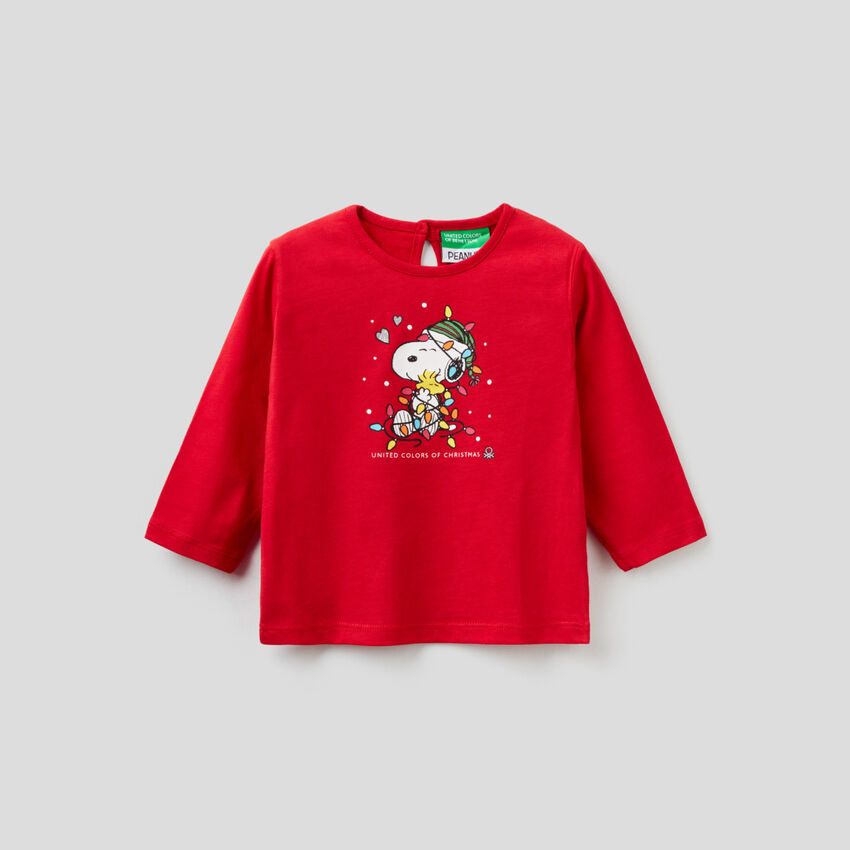 Peanuts Christmas style t-shirt