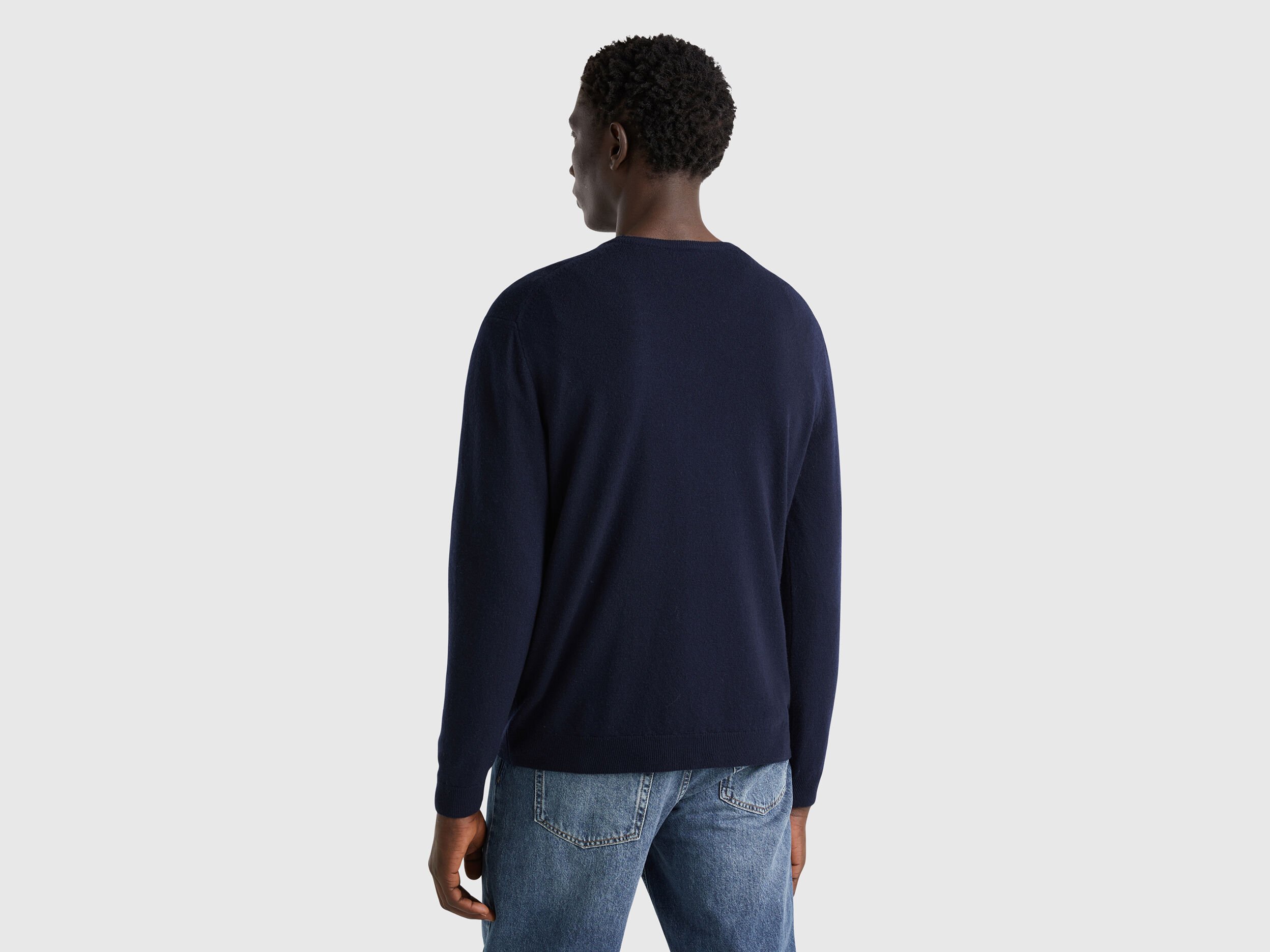 Navy v neck sweater mens outlet